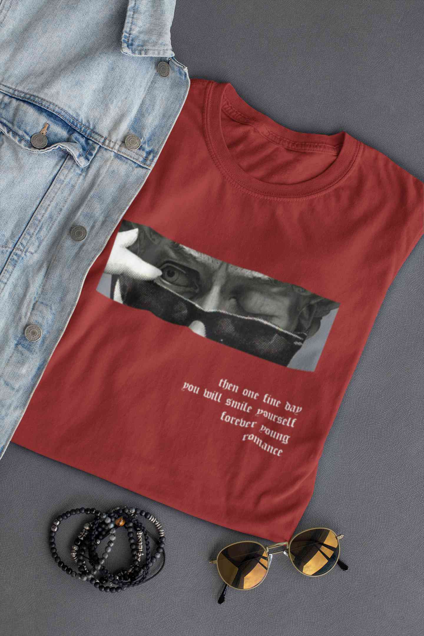 Forever Young Slogan Women Half Sleeves T-shirt- FunkyTeesClub
