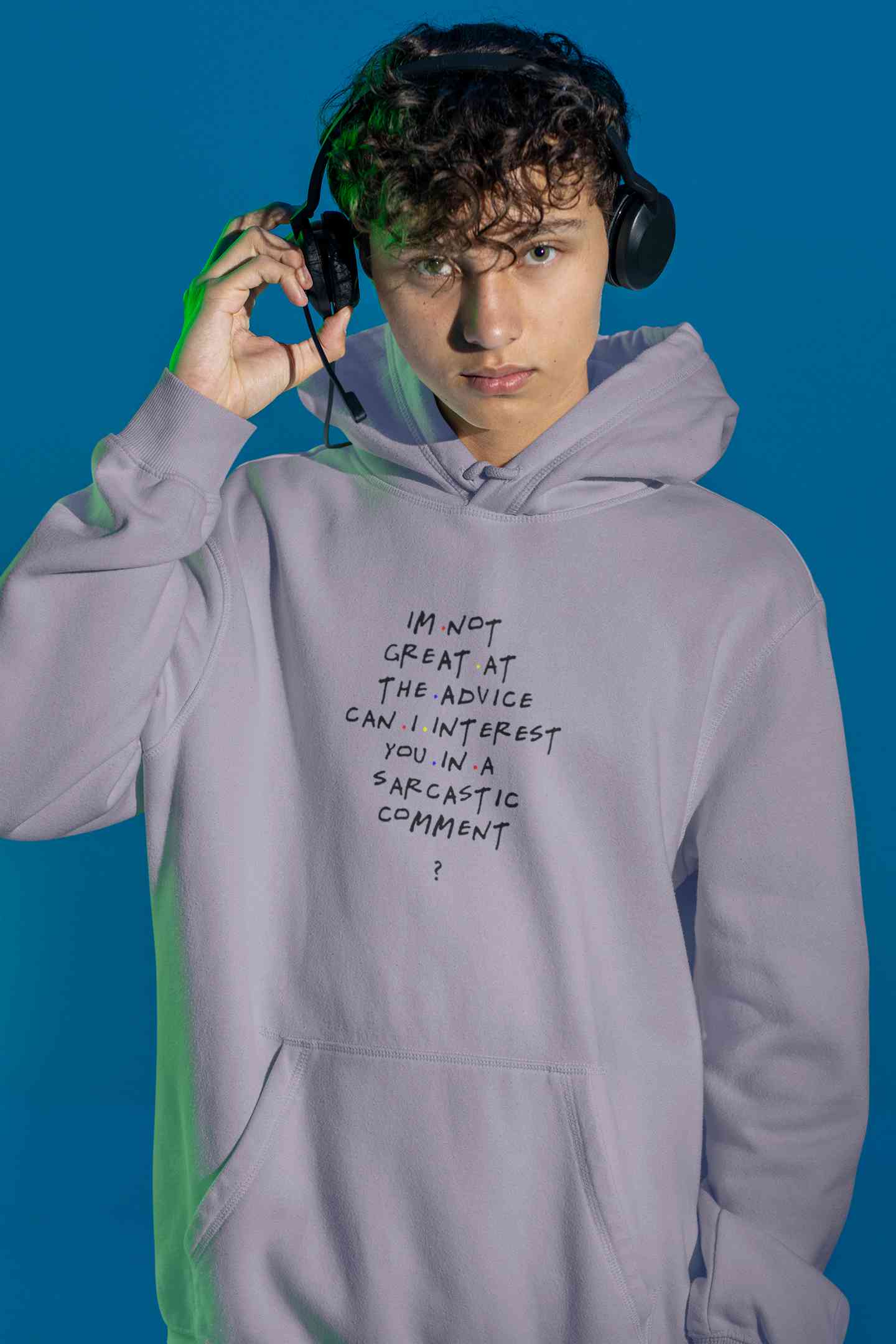 F.R.I.E.N.D.S Sarcastic Comment Chandler Quotes Men Hoodies-FunkyTeesClub