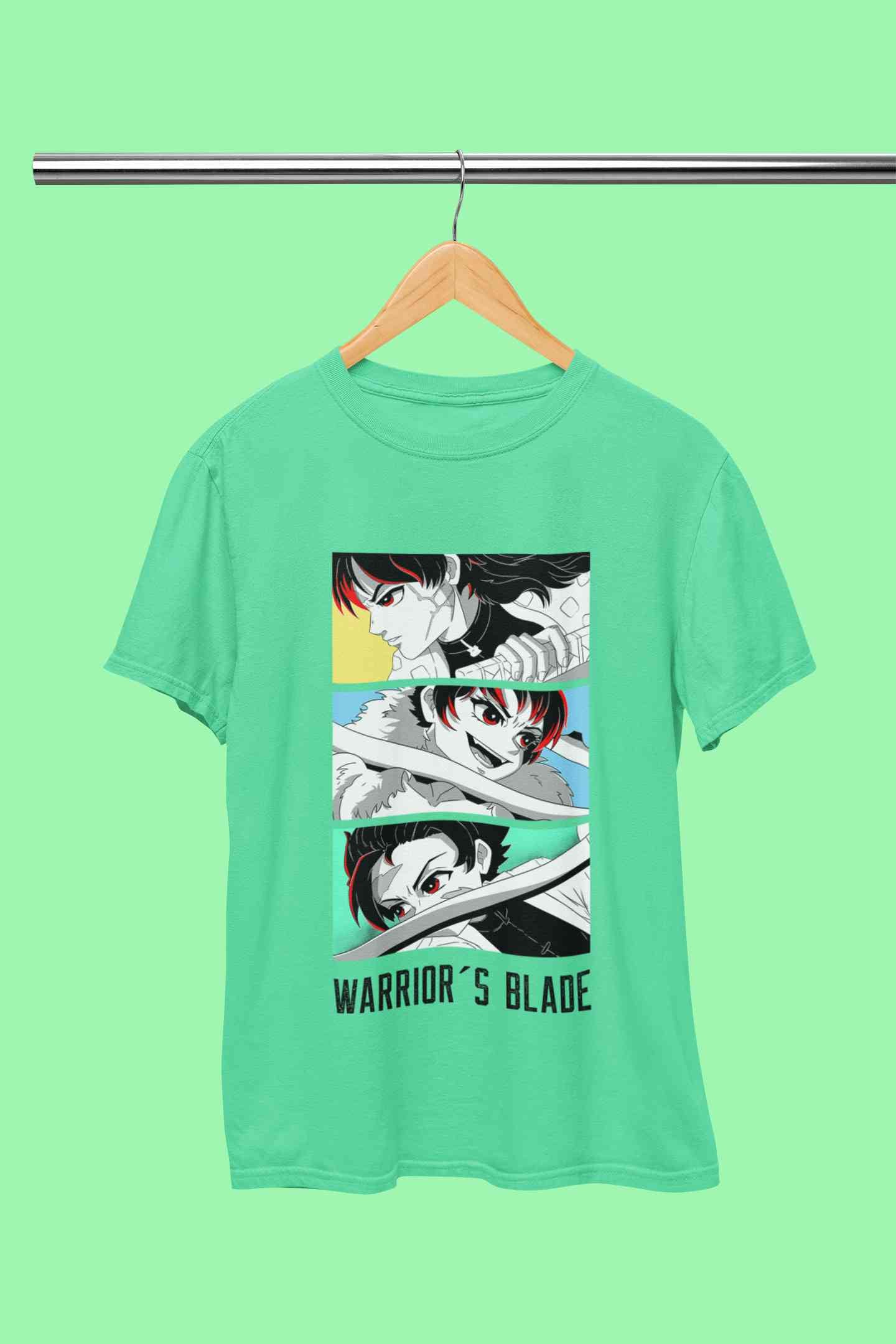 Anime Sequence Inspired By Demon Slayer Women Half Sleeves T-shirt- FunkyTeesClub