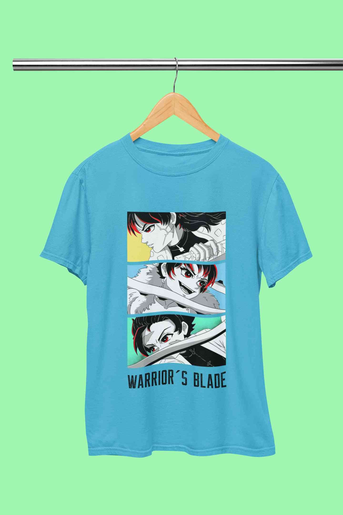 Anime Sequence Inspired By Demon Slayer Women Half Sleeves T-shirt- FunkyTeesClub