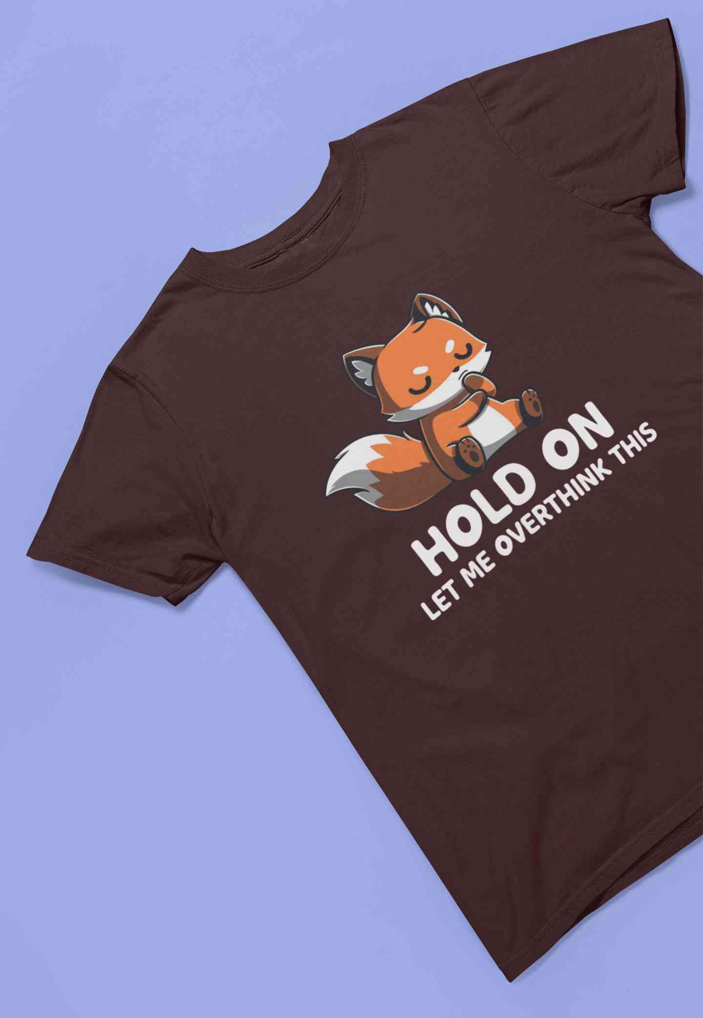 Wise Fox Funny Graphic Mens Half Sleeves T-shirt- FunkyTeesClub