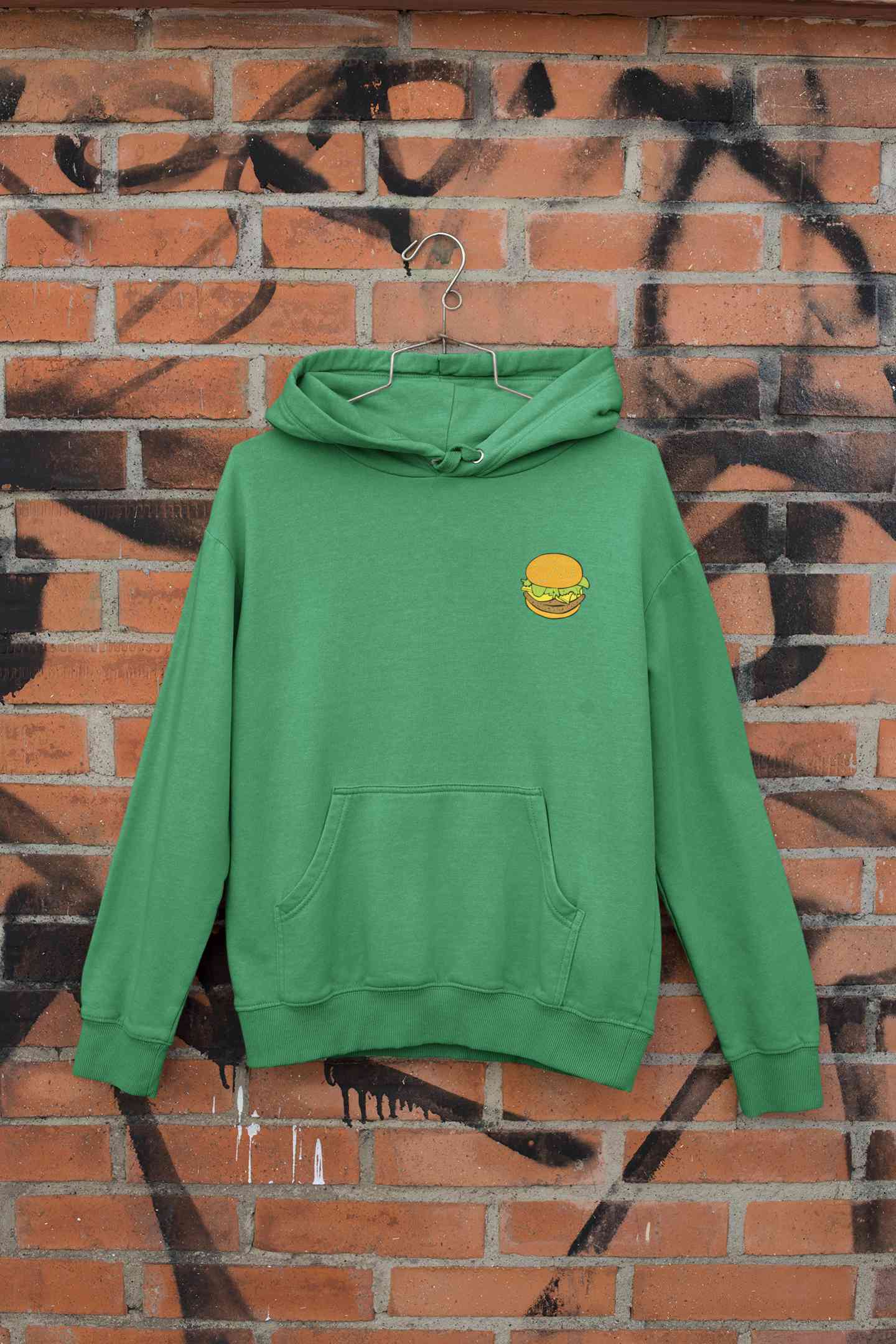 Burger Men Hoodies-FunkyTeesClub