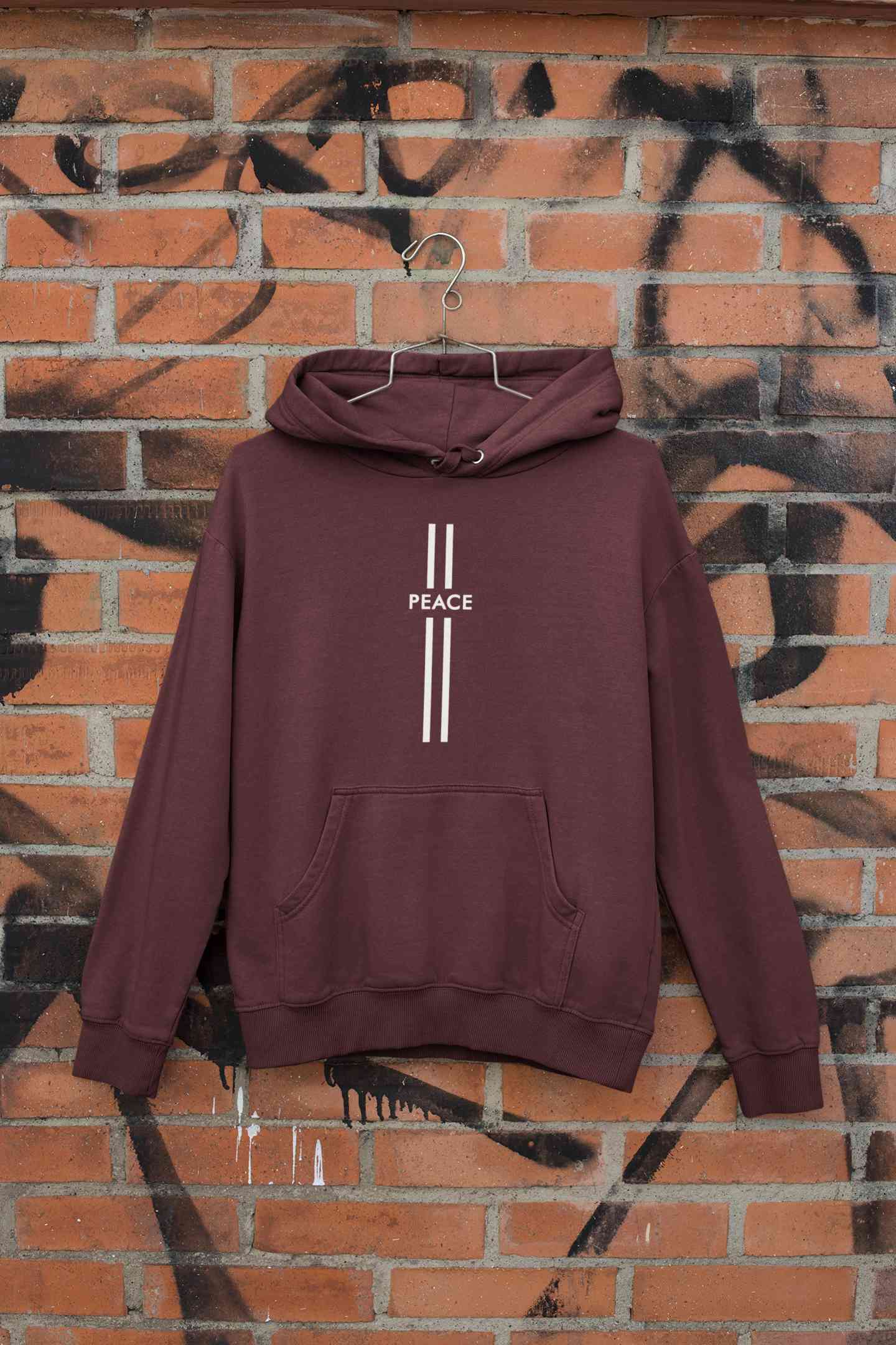 Strip Peace Men Hoodies-FunkyTeesClub