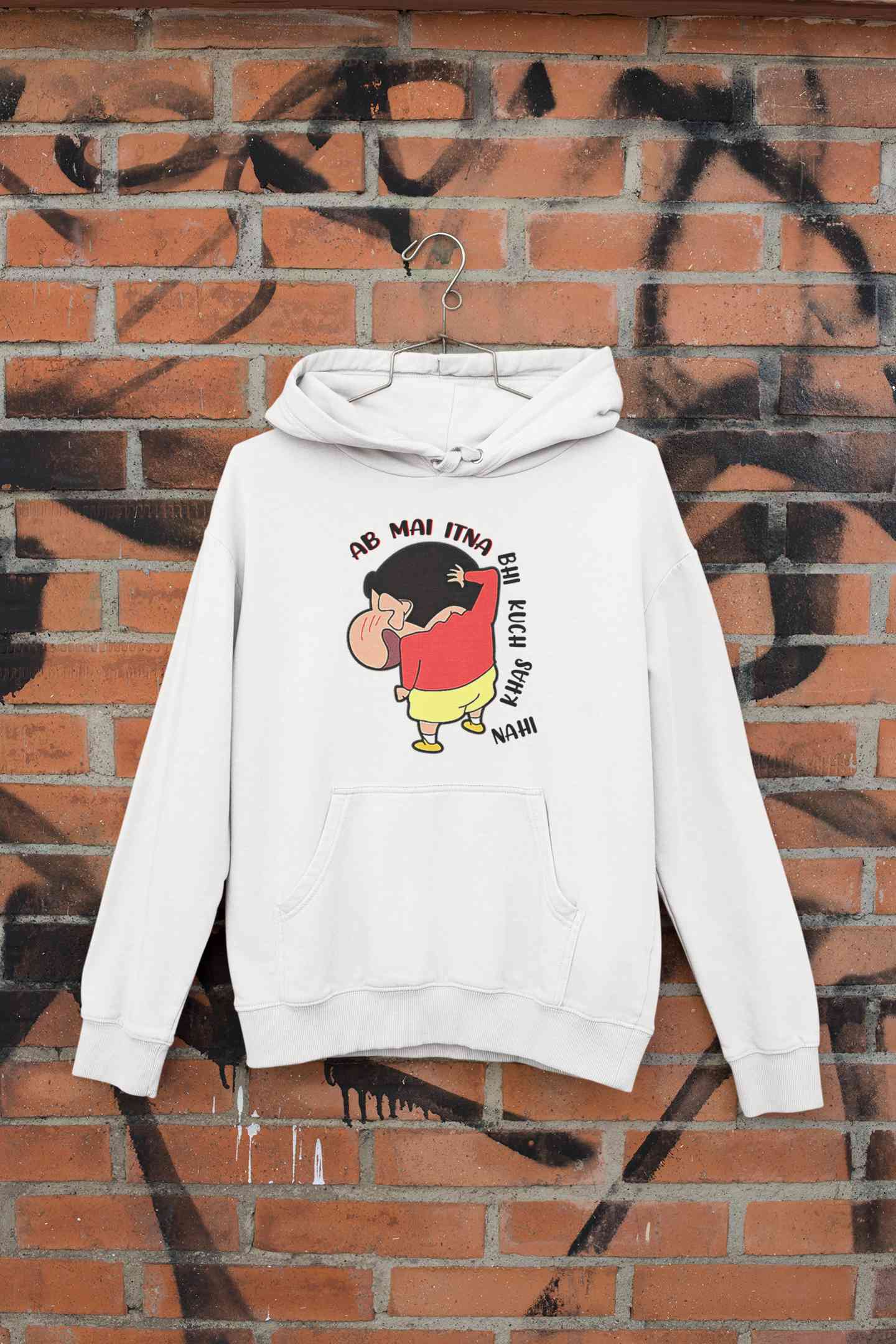 Ab Mai Itna Bhi Kuchh Khaas Nahi Cartoon Funny Memes Men Hoodies-FunkyTeesClub