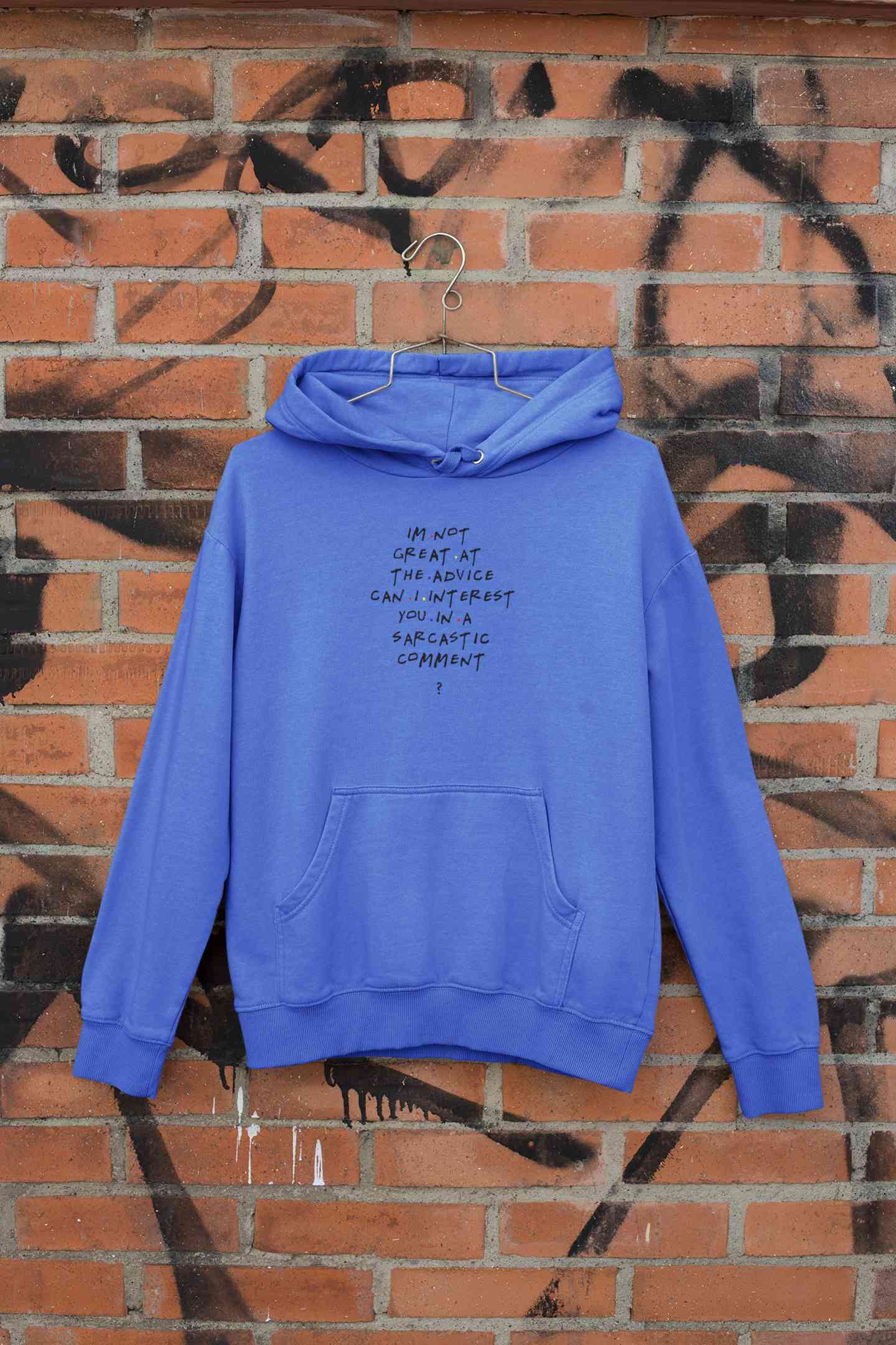F.R.I.E.N.D.S Sarcastic Comment Chandler Quotes Hoodies for Women-FunkyTeesClub
