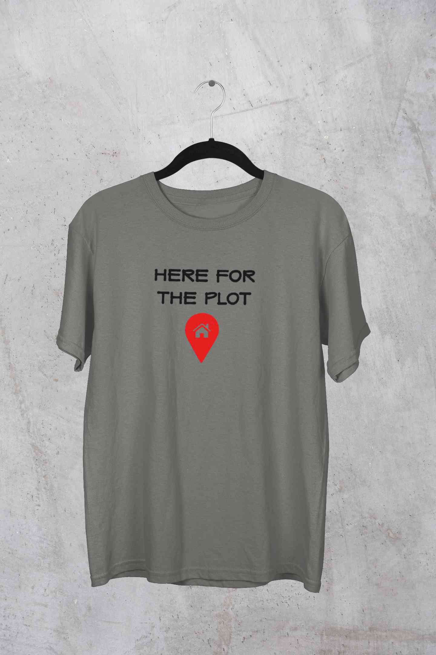 For The Plot Mens Half Sleeves T-shirt- FunkyTeesClub