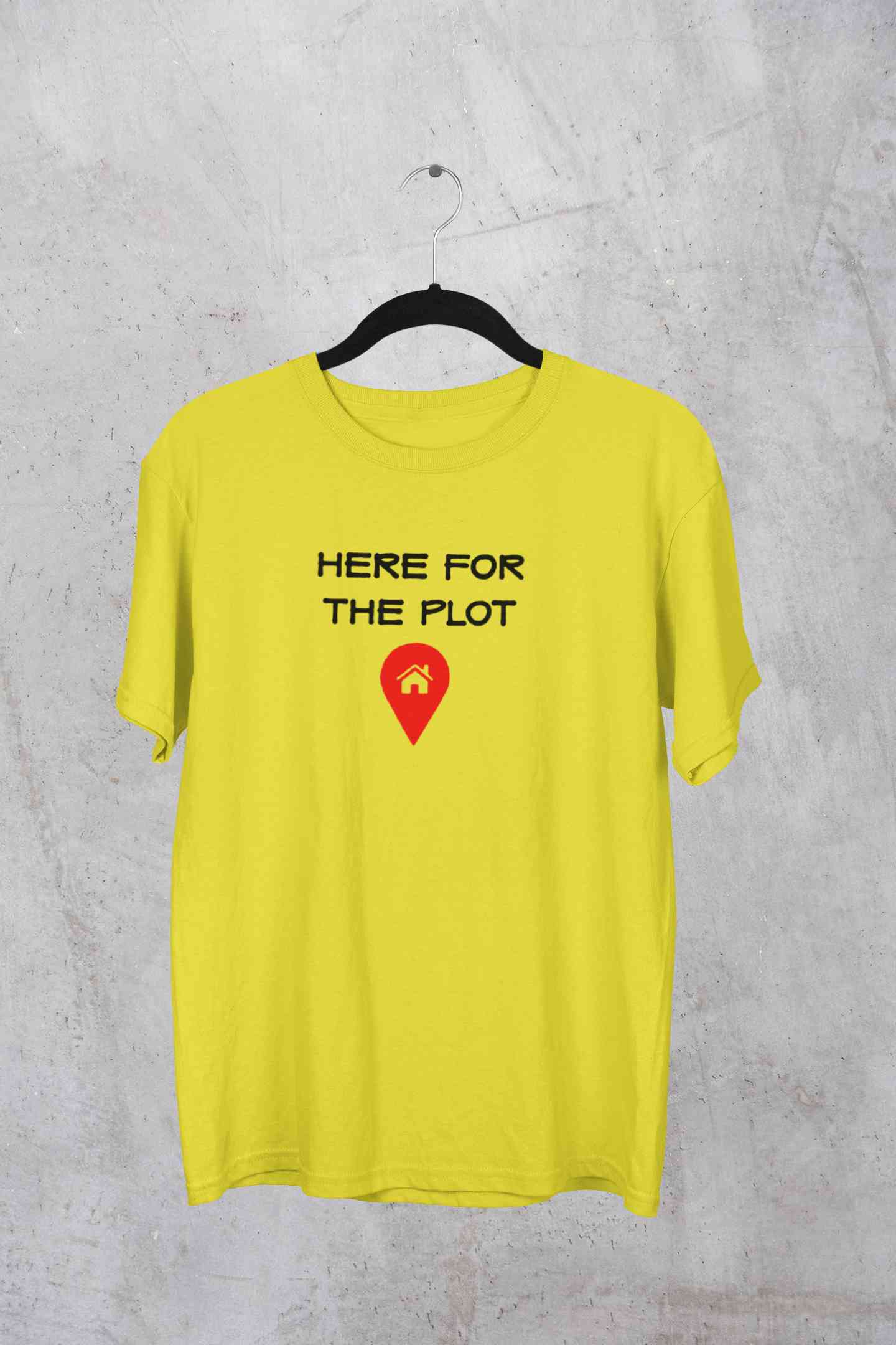 For The Plot Mens Half Sleeves T-shirt- FunkyTeesClub