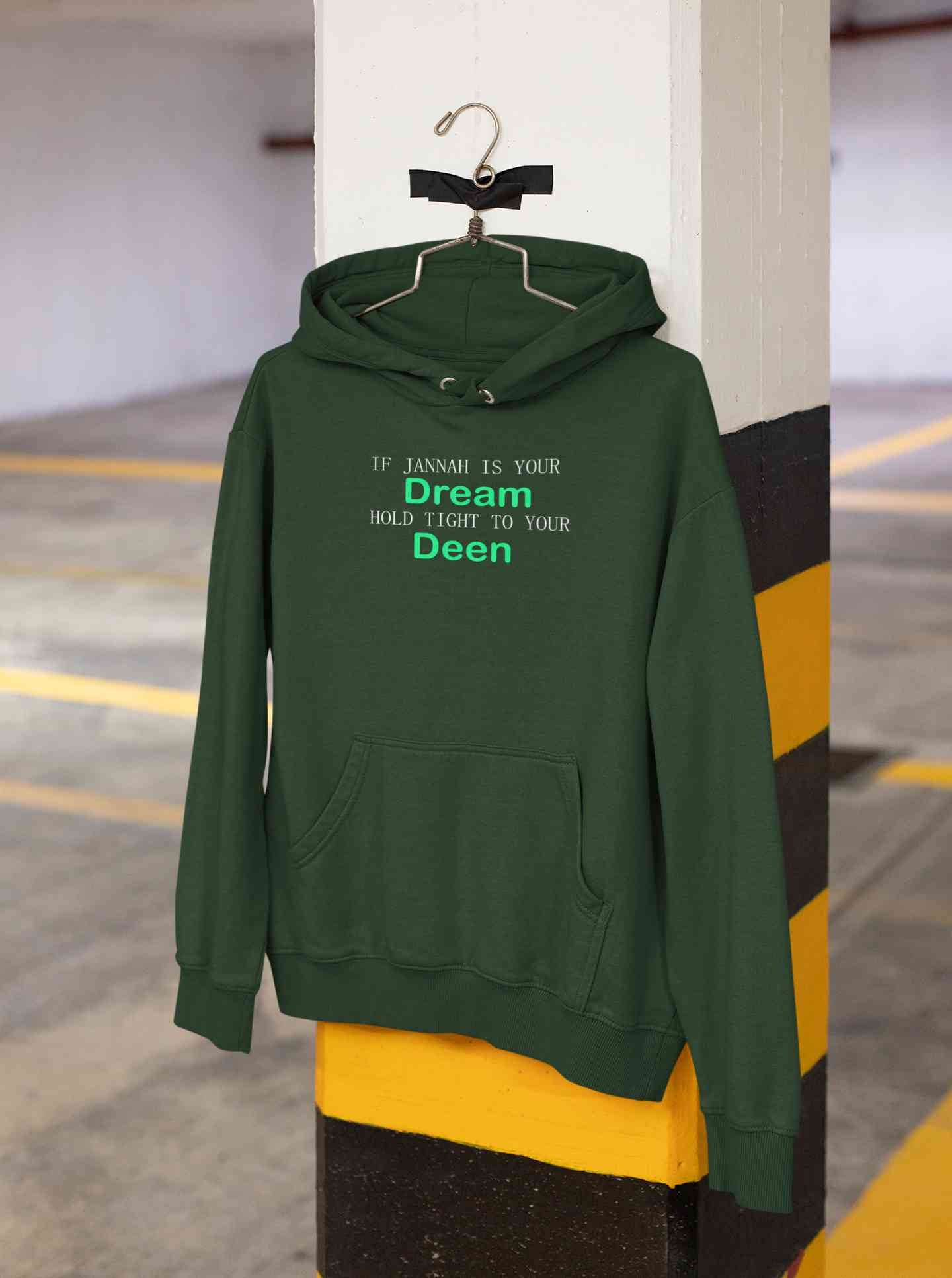Islam Is My Deen Jannah Is My Dream Men Hoodies-FunkyTeesClub