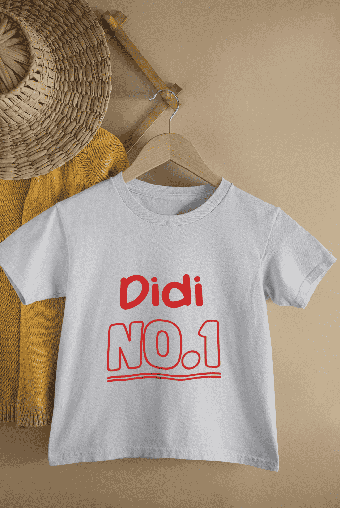 Didi No.1 Rakshabandhan Half Sleeves T-Shirt For Girls -FunkyTeesClub