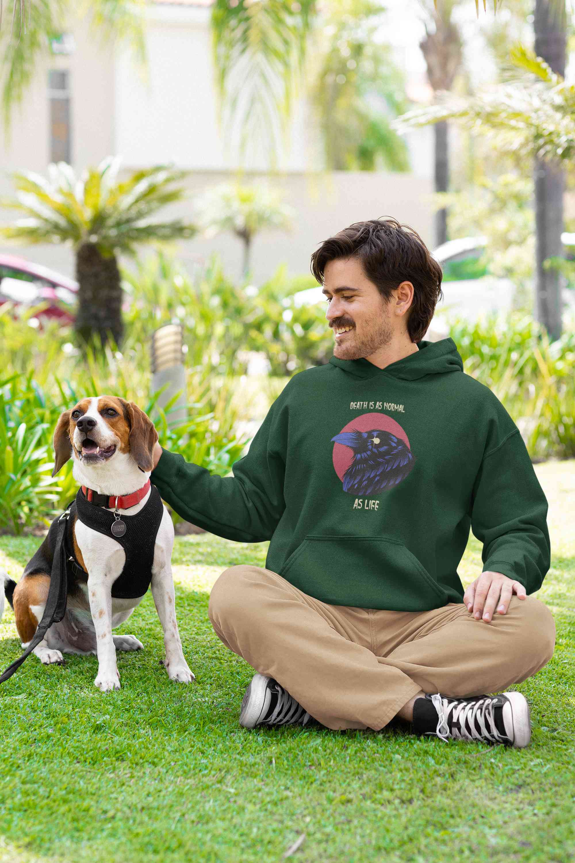 Crow Inspired By The Sandman Comic Book Men Hoodies-FunkyTeesClub