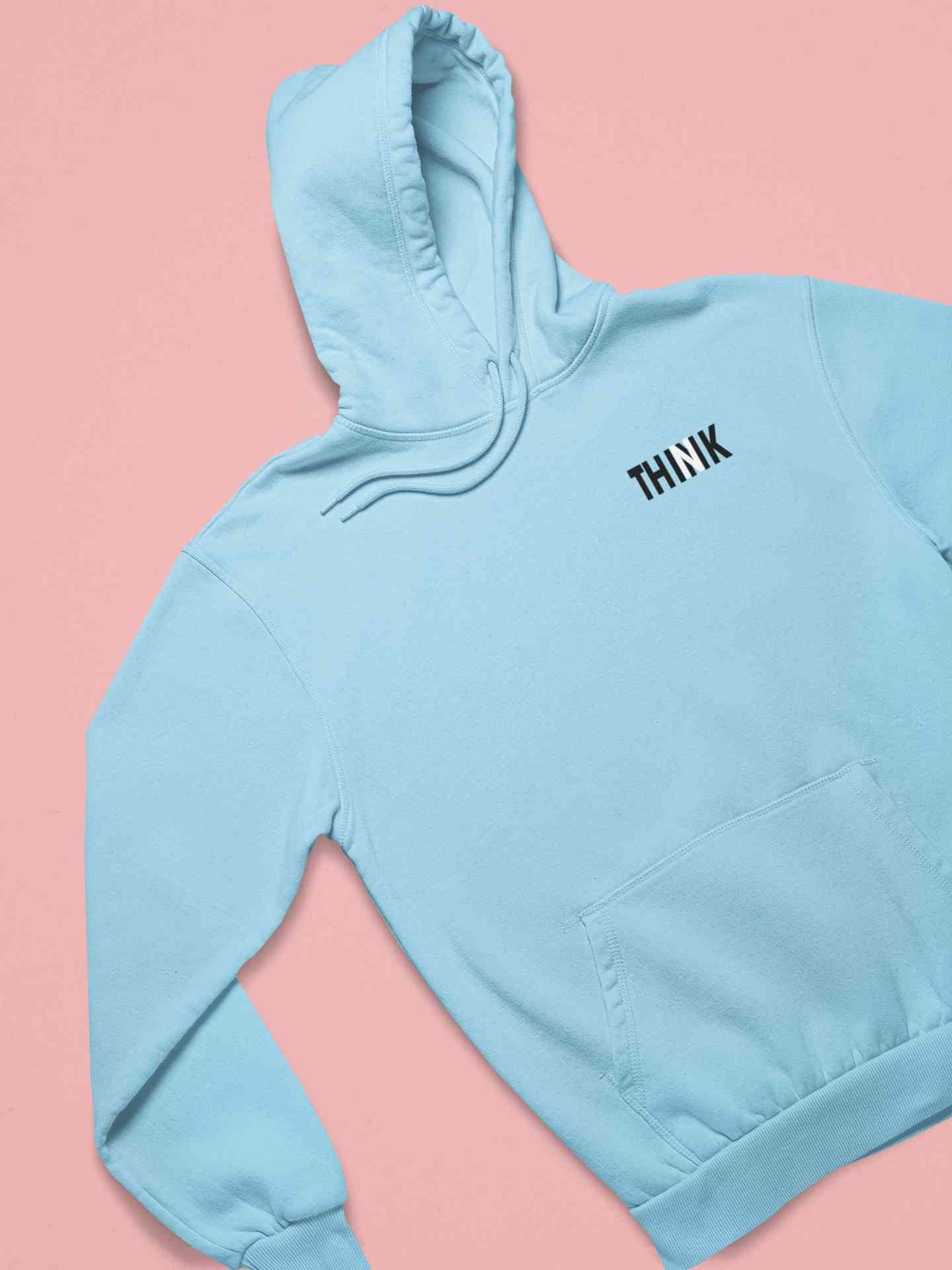 Think Minimals Men Hoodies-FunkyTeesClub