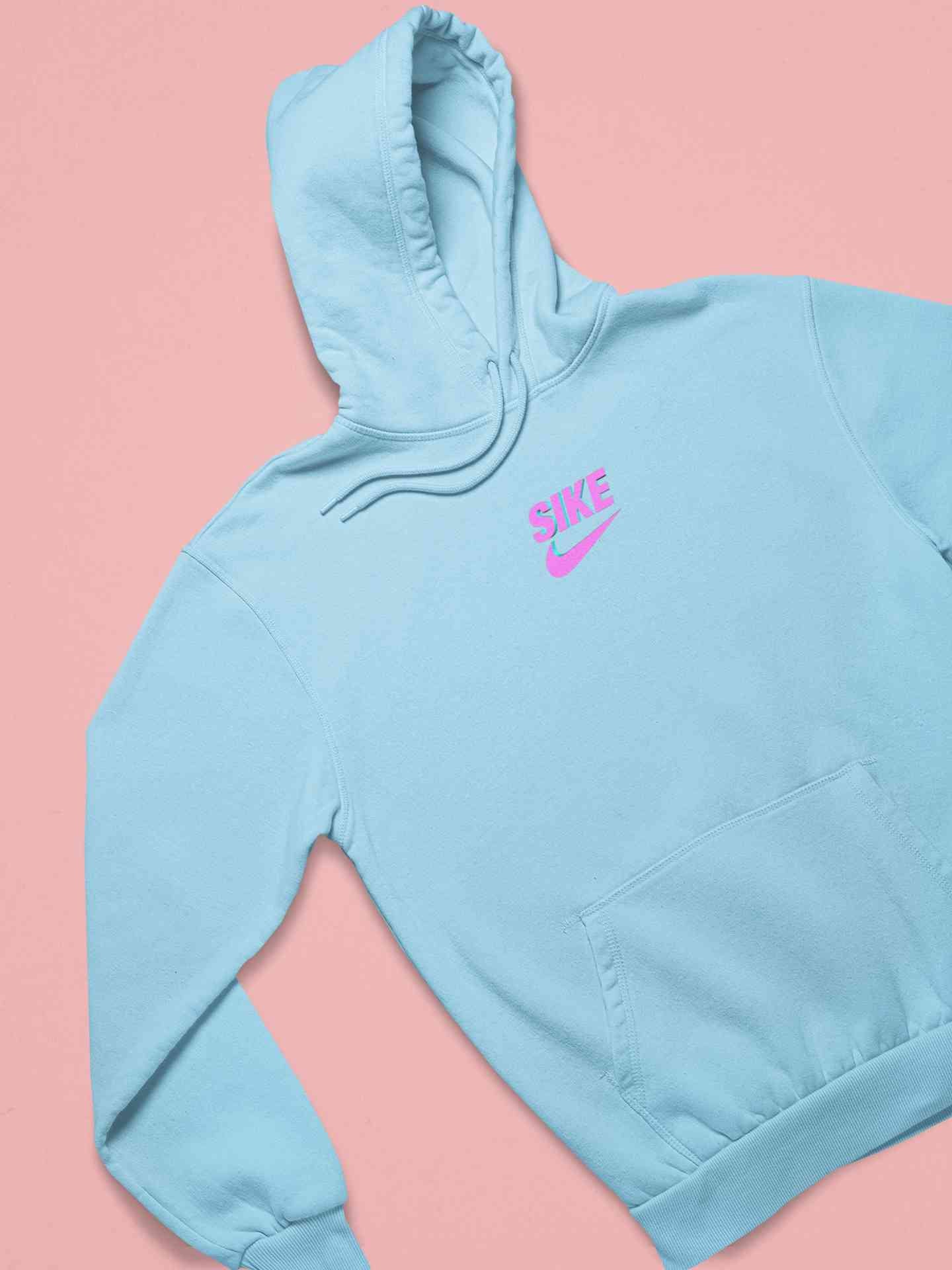 Sike Minimals Hoodies for Women-FunkyTeesClub