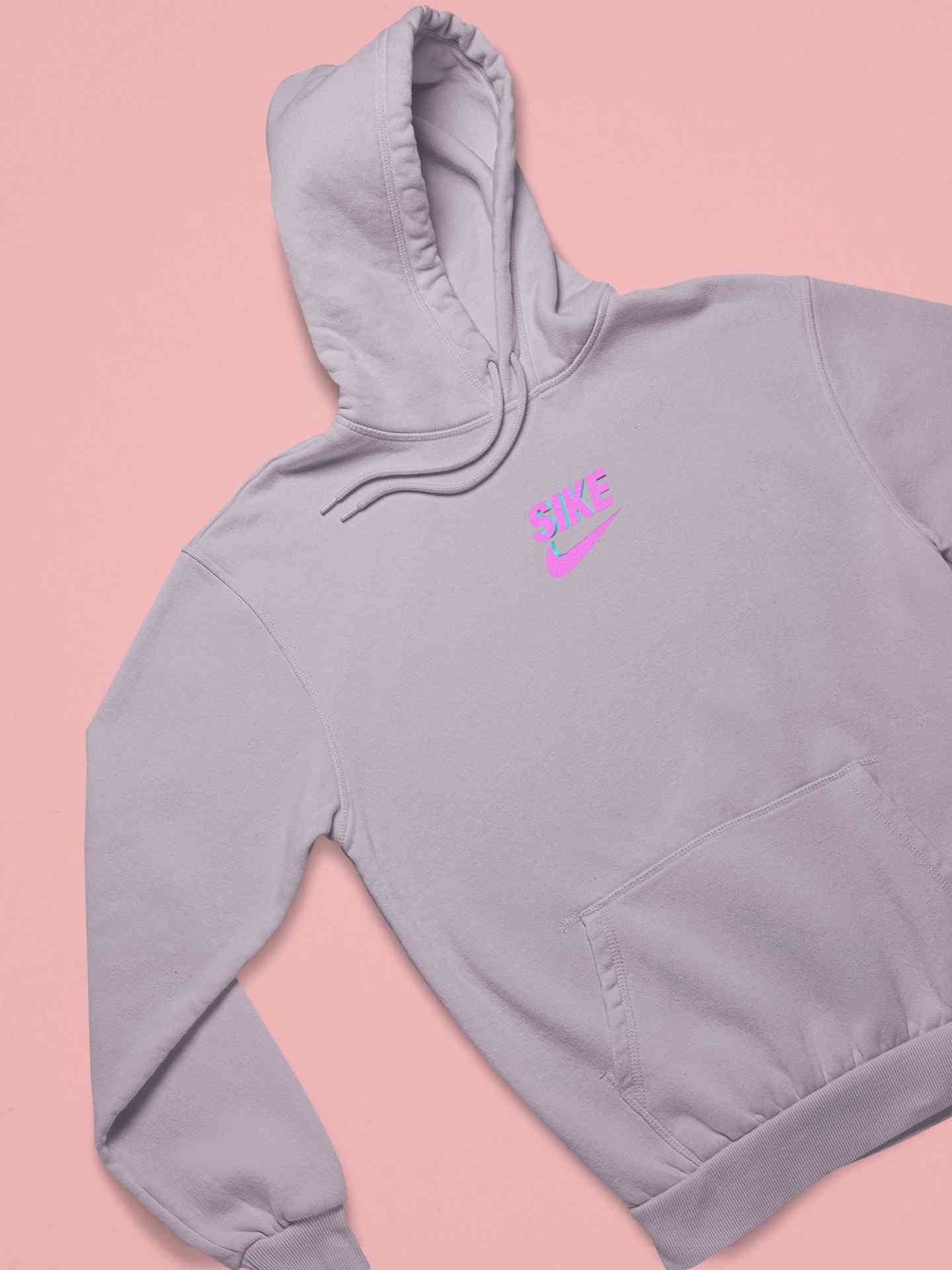 Sike Minimals Hoodies for Women-FunkyTeesClub