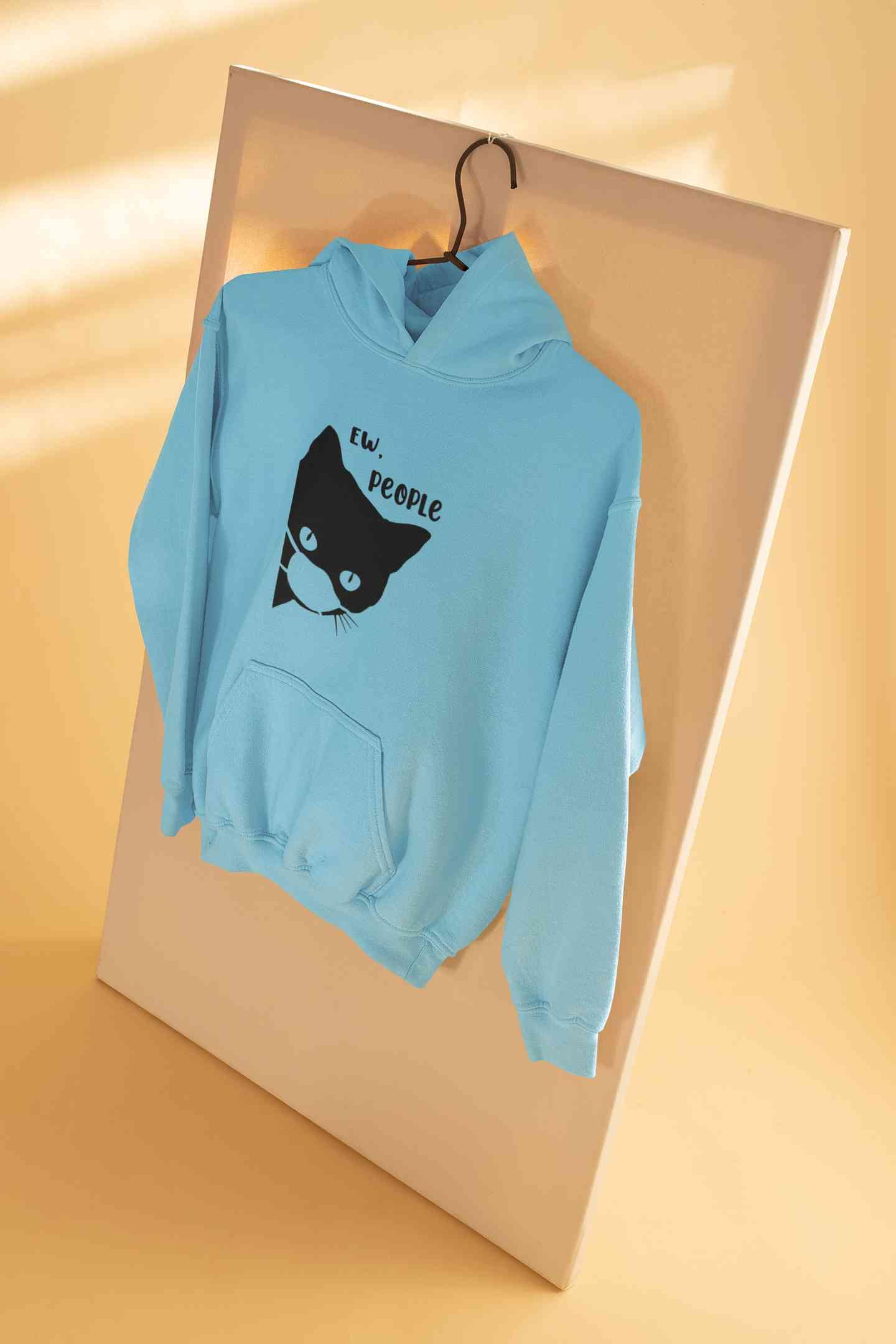 Ew People Funny Graphics Quotes Hoodies for Women-FunkyTeesClub