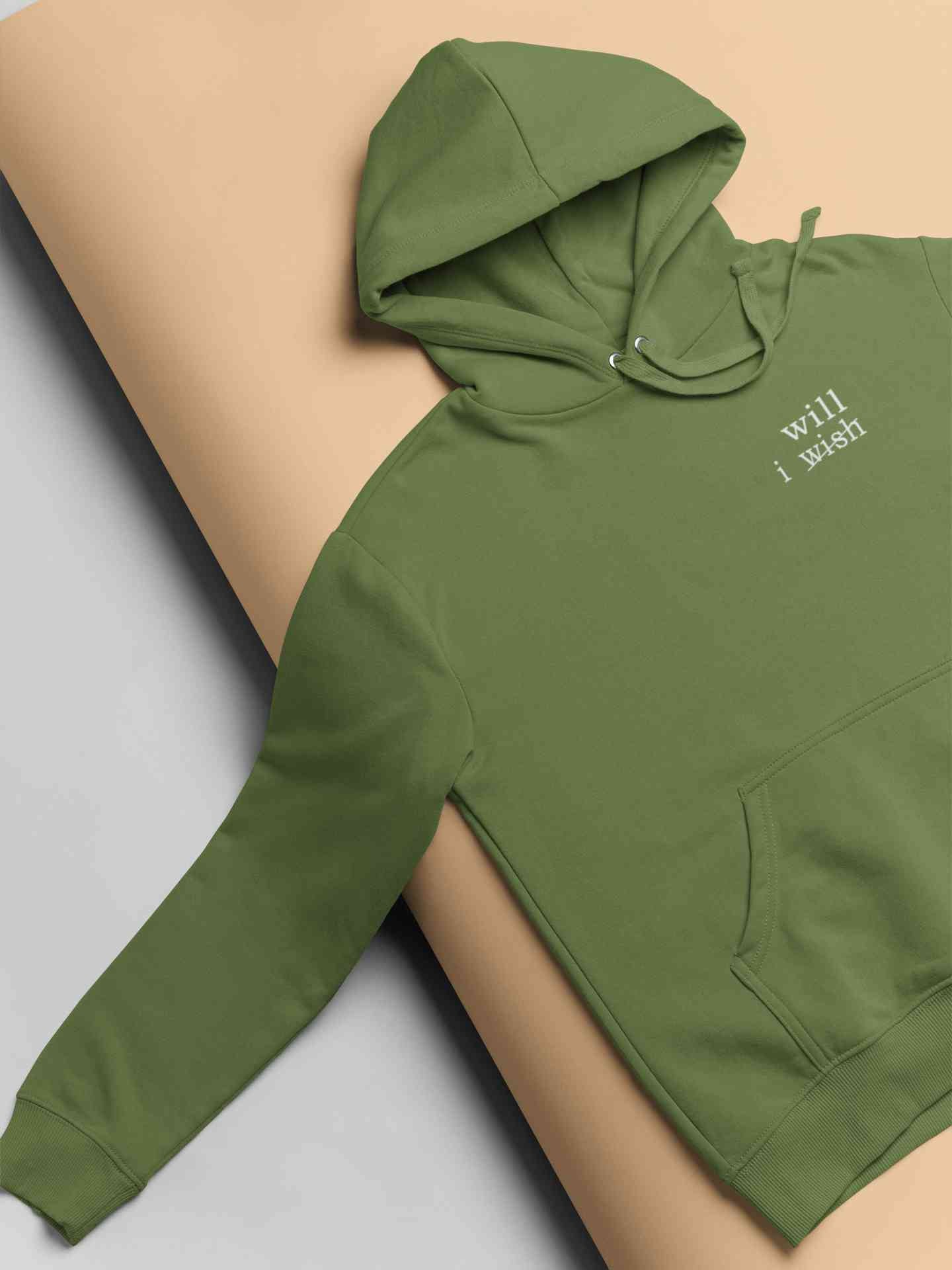I Wish Minimals Hoodies for Women-FunkyTeesClub