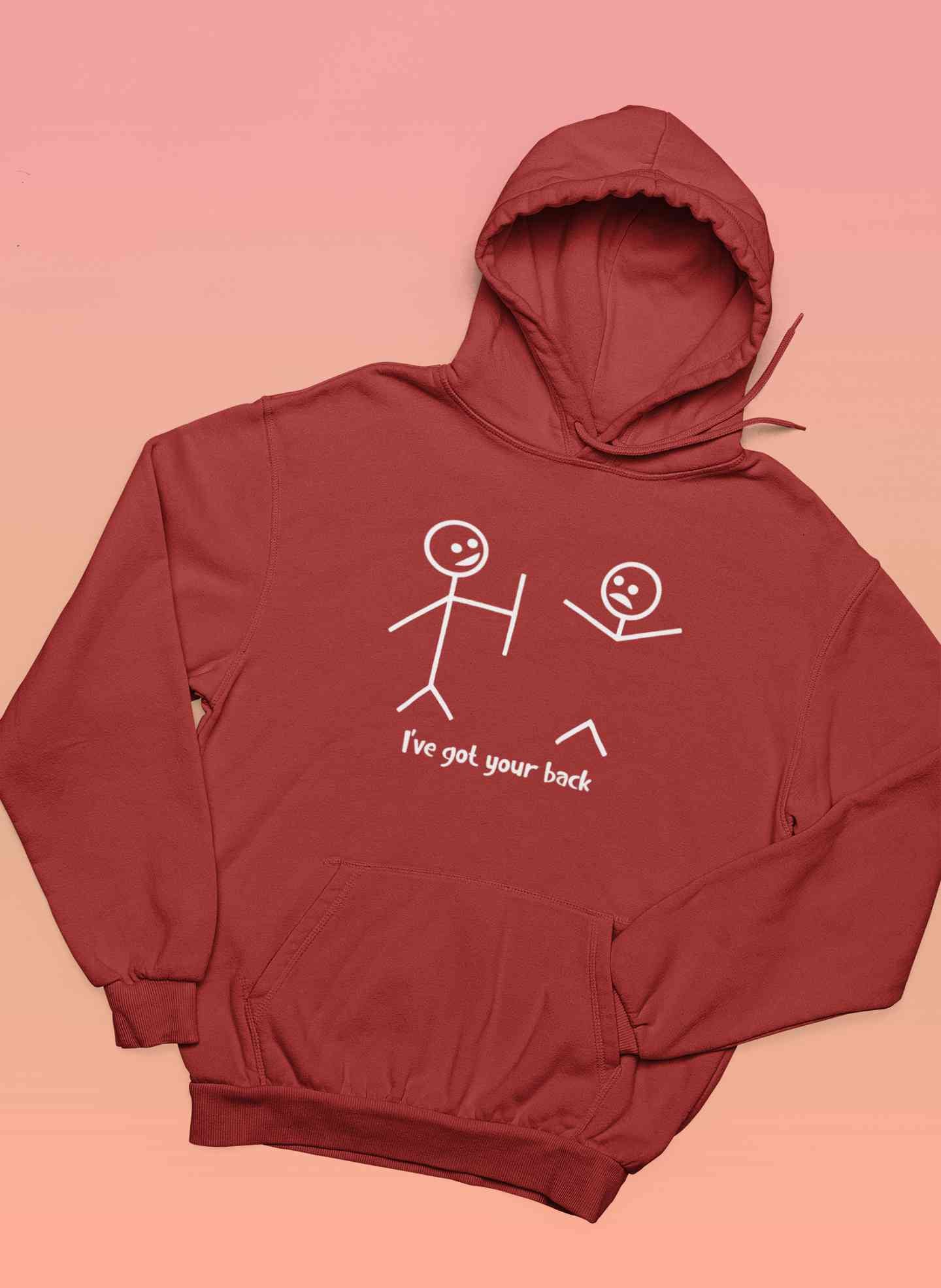 I Have Got Your Back Funny Hoodies for Women-FunkyTeesClub