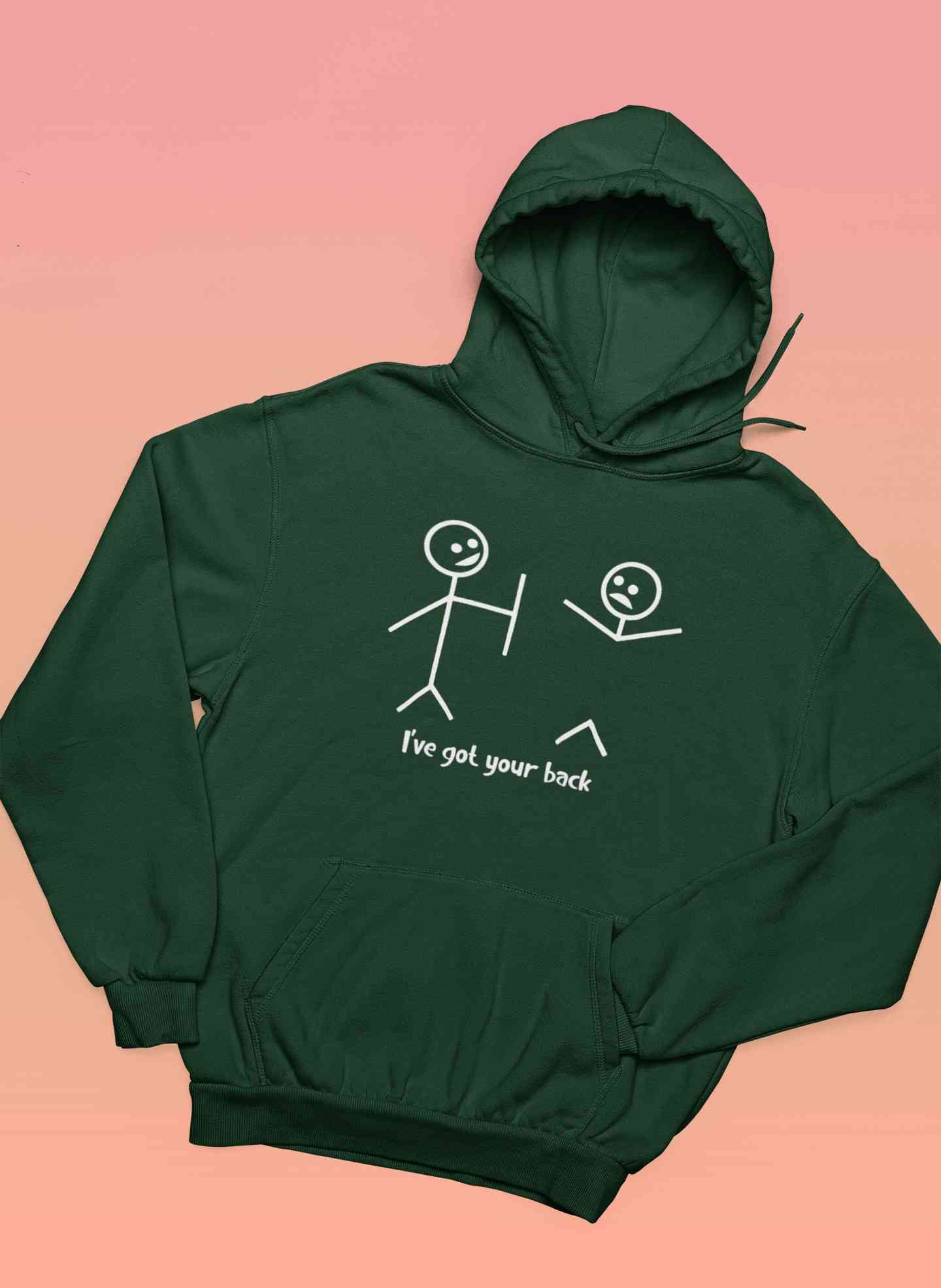 I Have Got Your Back Funny Men Hoodies-FunkyTeesClub