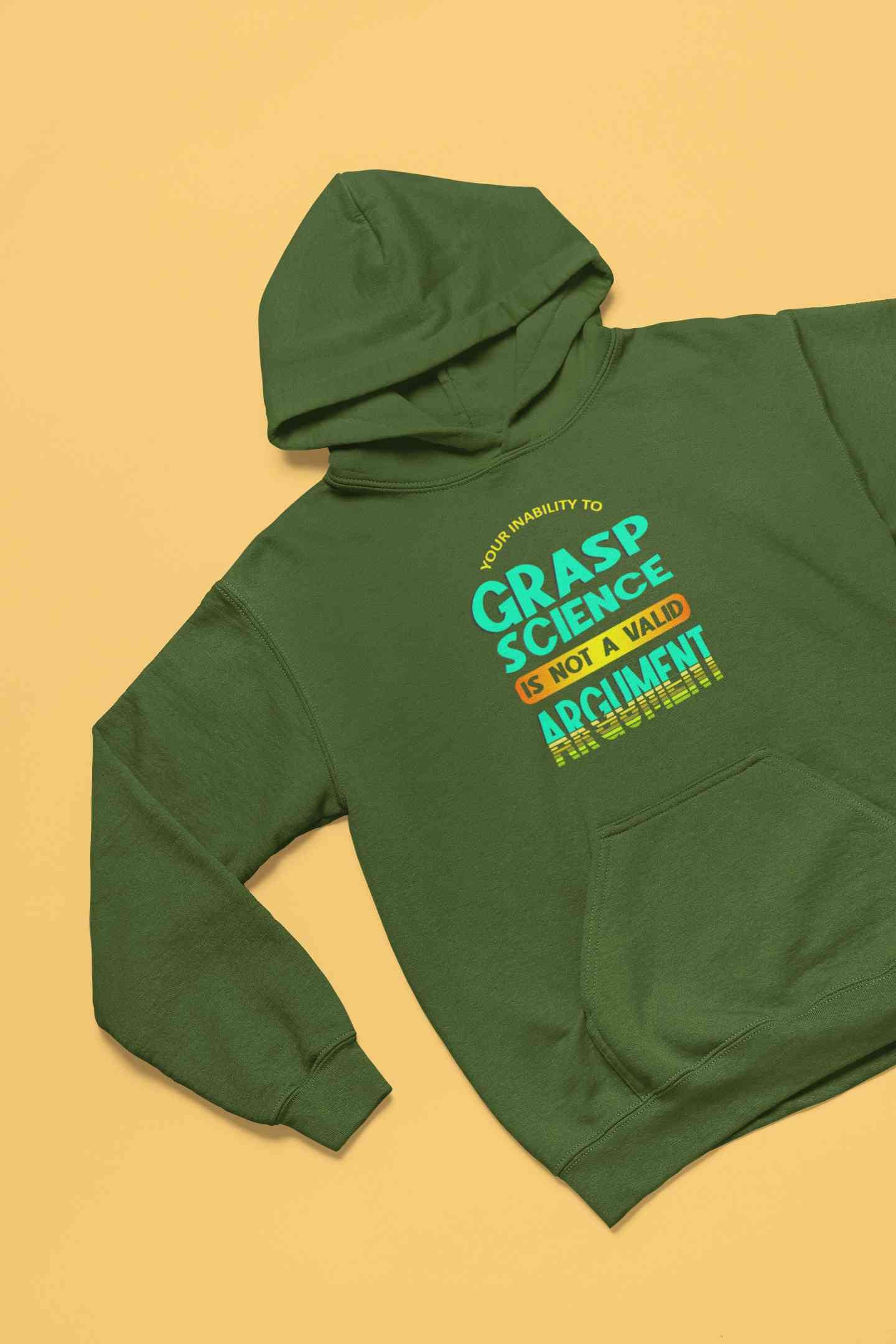 Not A Valid Argument Typography Men Hoodies-FunkyTeesClub