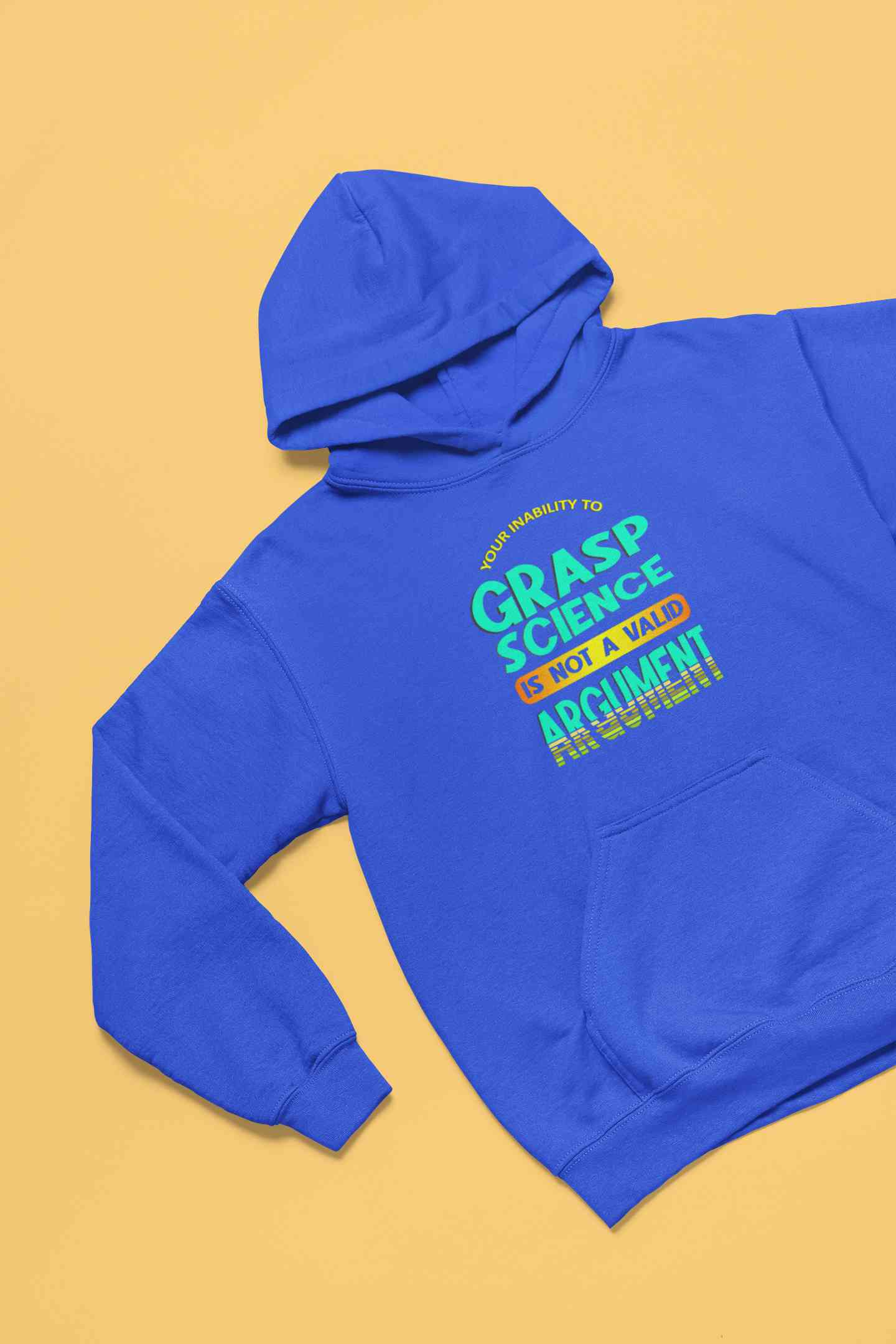 Not A Valid Argument Typography Men Hoodies-FunkyTeesClub