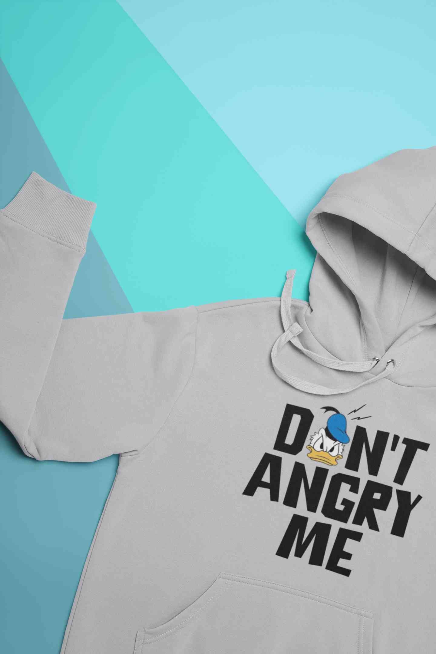 Dont Angry Me Funny Cartoon Hoodies for Women-FunkyTeesClub