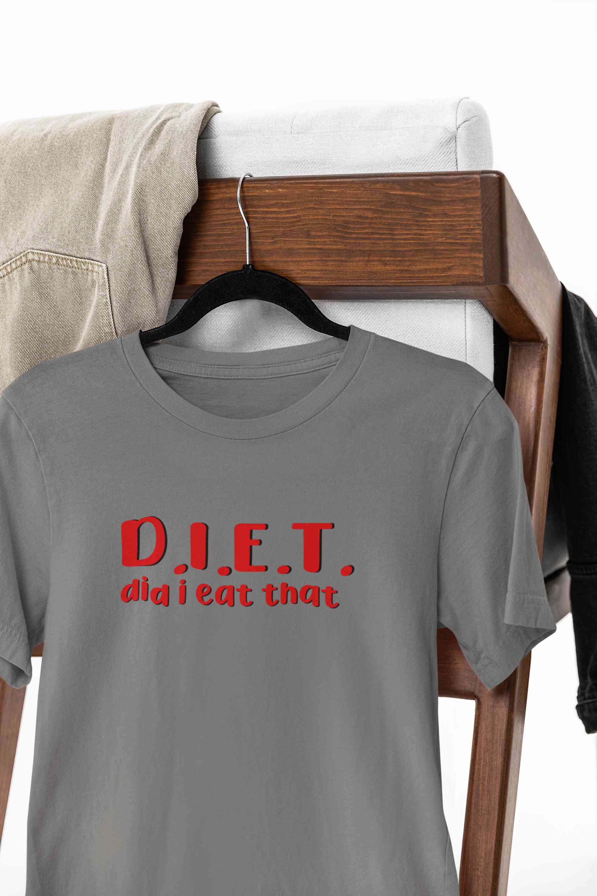 Diet Food Mens Half Sleeves T-shirt- FunkyTeesClub