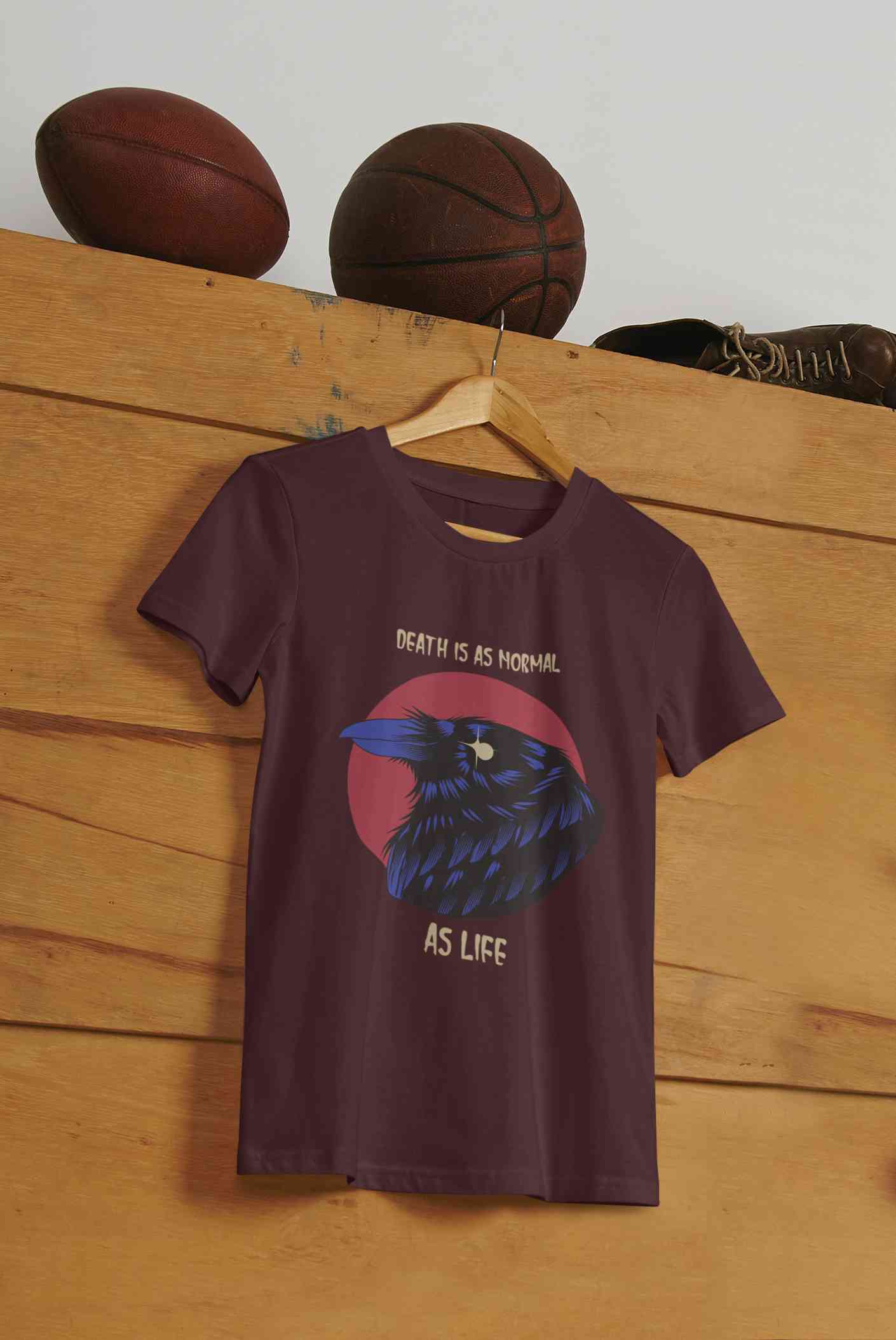 Crow Inspired By The Sandman Comic Book Women Half Sleeves T-shirt- FunkyTeesClub