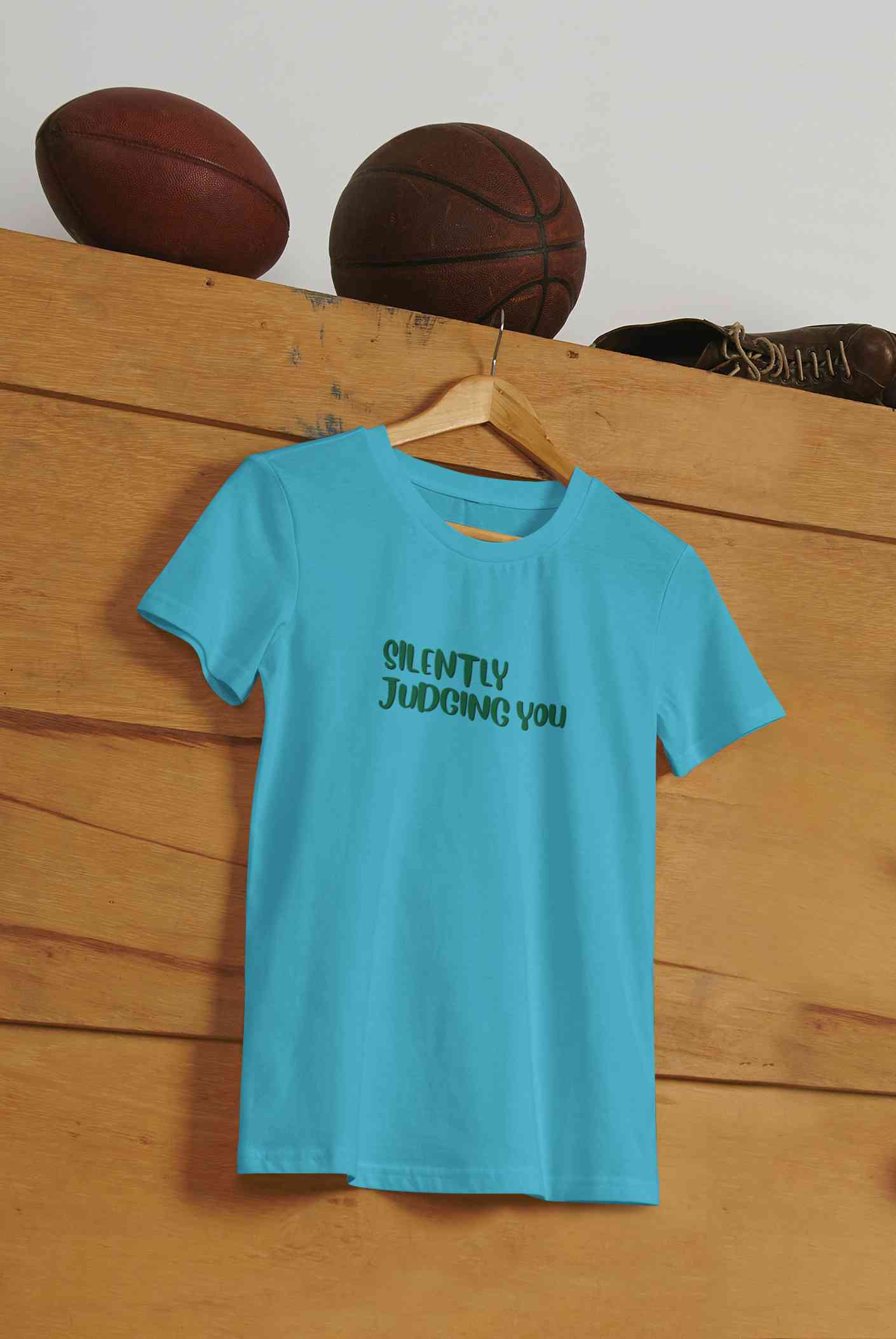 Judging You Women Half Sleeves T-shirt- FunkyTeesClub