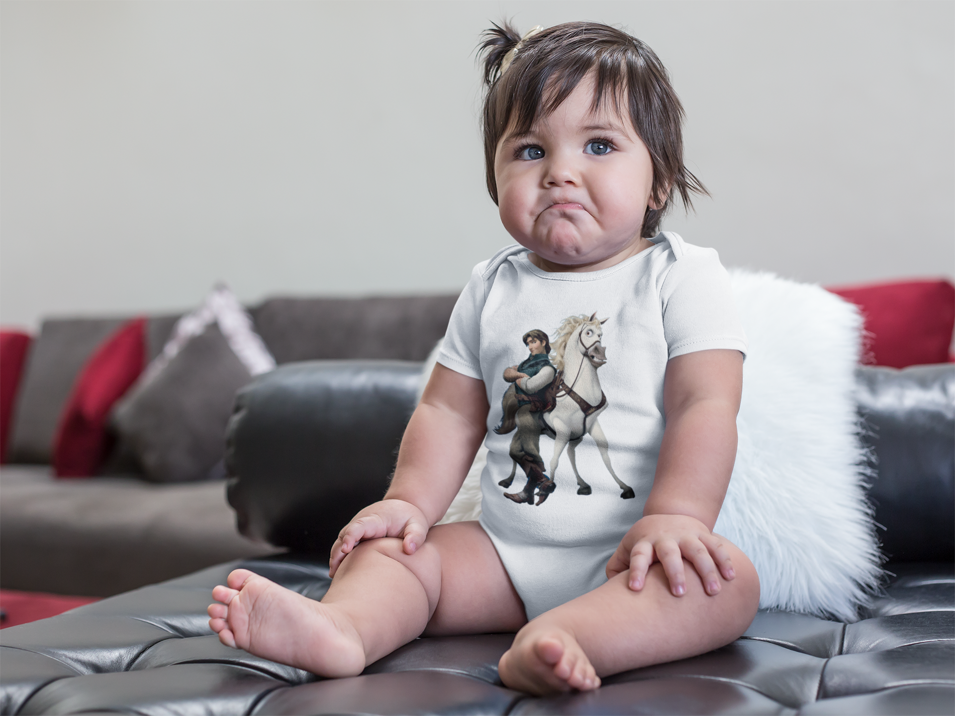 Cute Princess Cartoon Rompers for Baby Girl- FunkyTeesClub