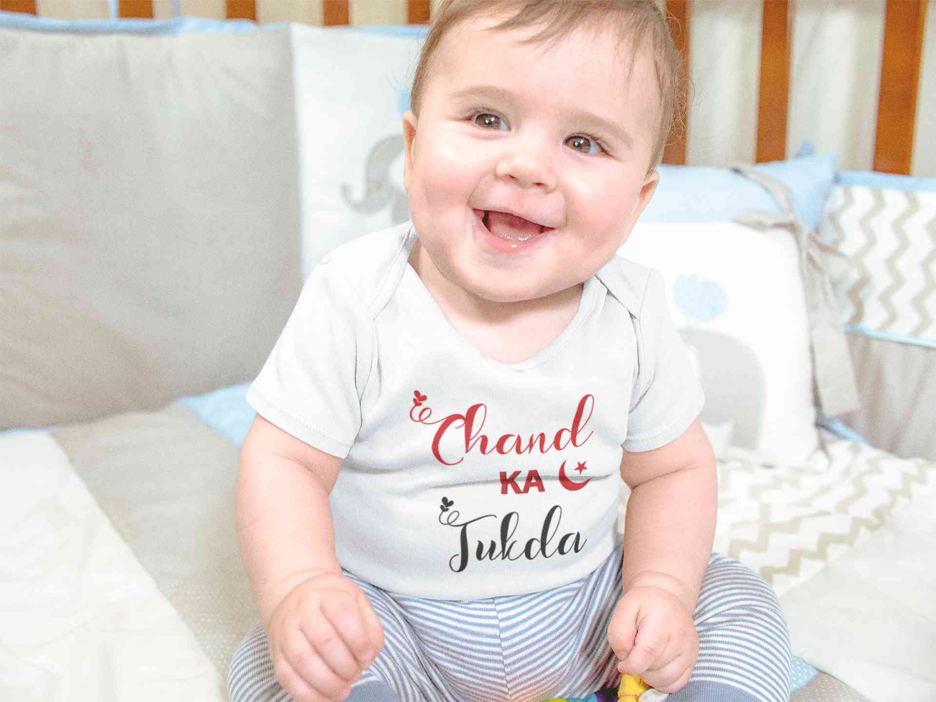Chand Ka Tukda Eid Rompers for Baby Boy- FunkyTeesClub
