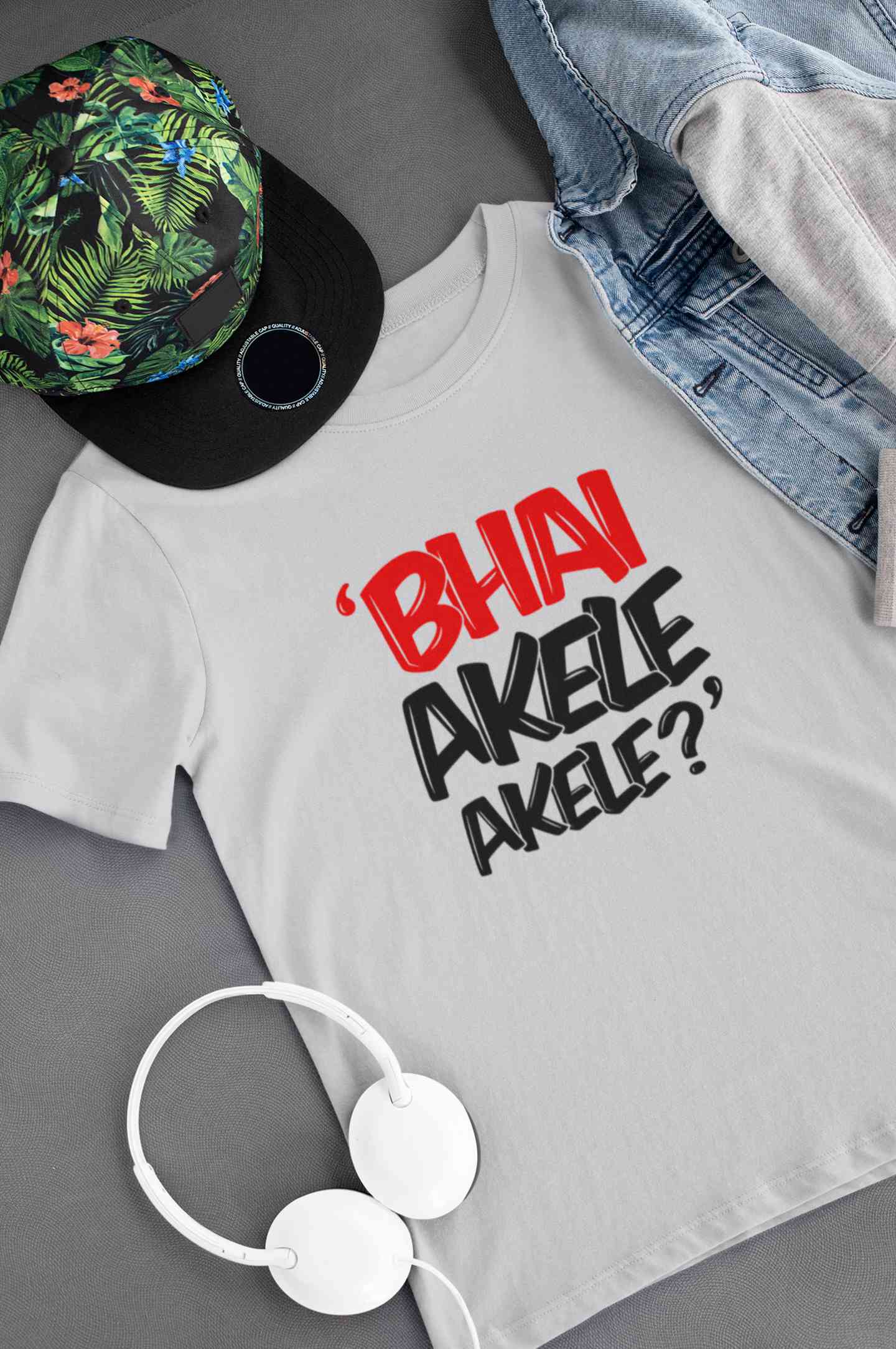 Bhai Akele Akele Mens Half Sleeves T-shirt- FunkyTeesClub