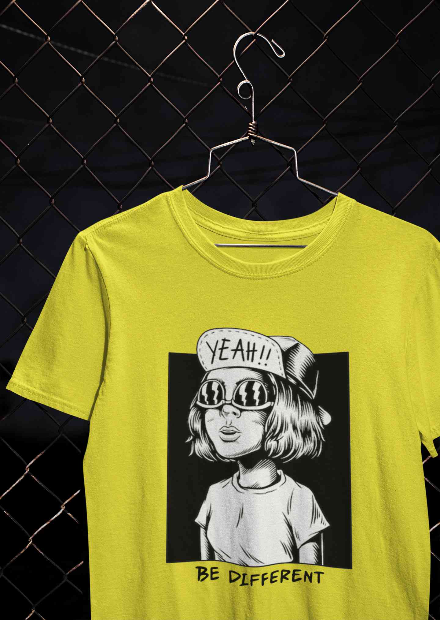 Be Different Women Half Sleeves T-shirt- FunkyTeesClub