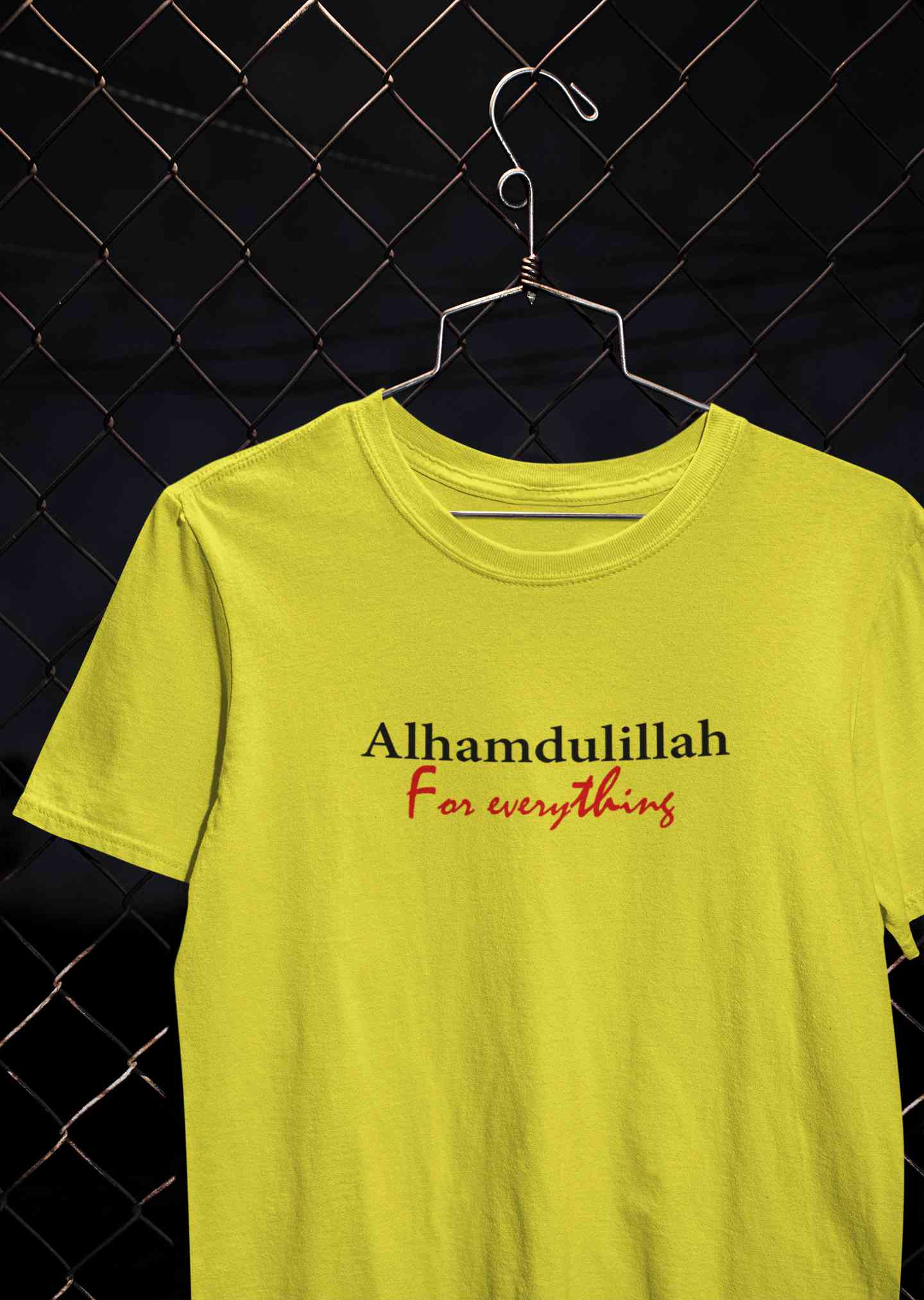 Alhamdulillah Mens Half Sleeves T-shirt- FunkyTeesClub