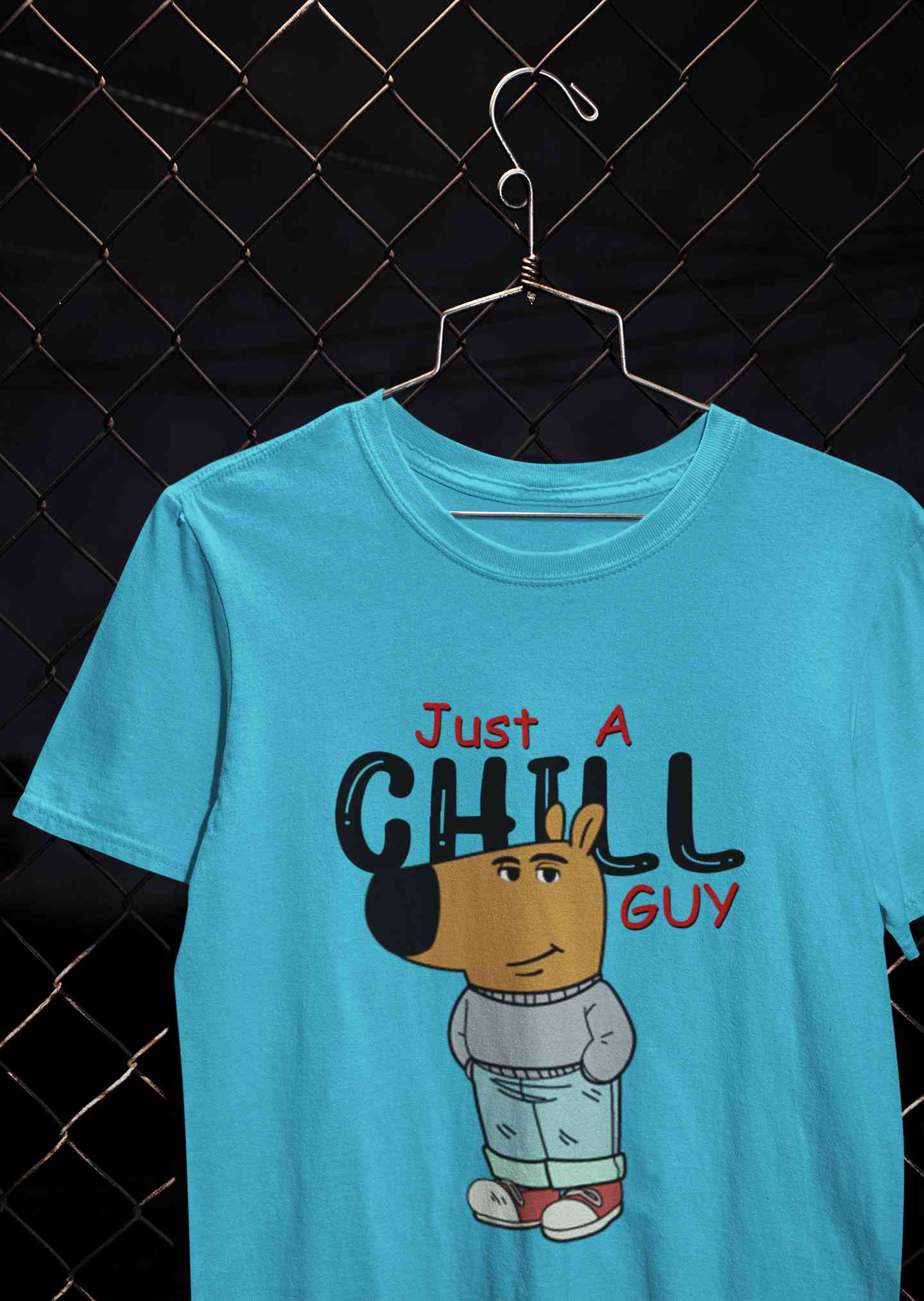 Just A Chill Guy Mens Half Sleeves T-shirt- FunkyTeesClub