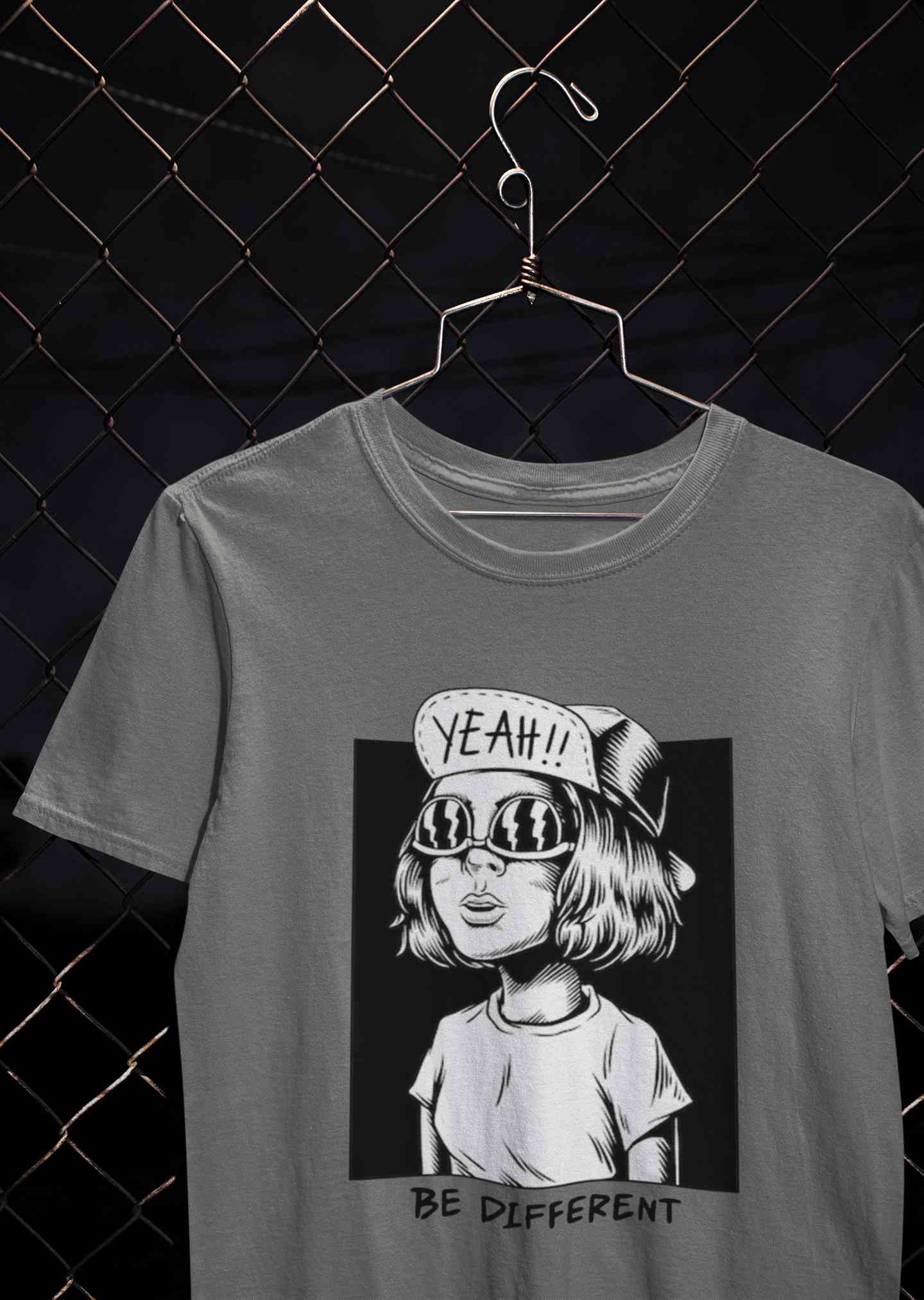 Be Different Women Half Sleeves T-shirt- FunkyTeesClub