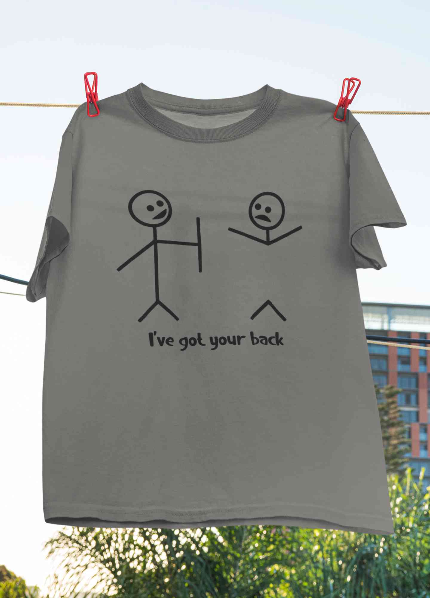 I Have Got Your Back Funny Women Half Sleeves T-shirt- FunkyTeesClub