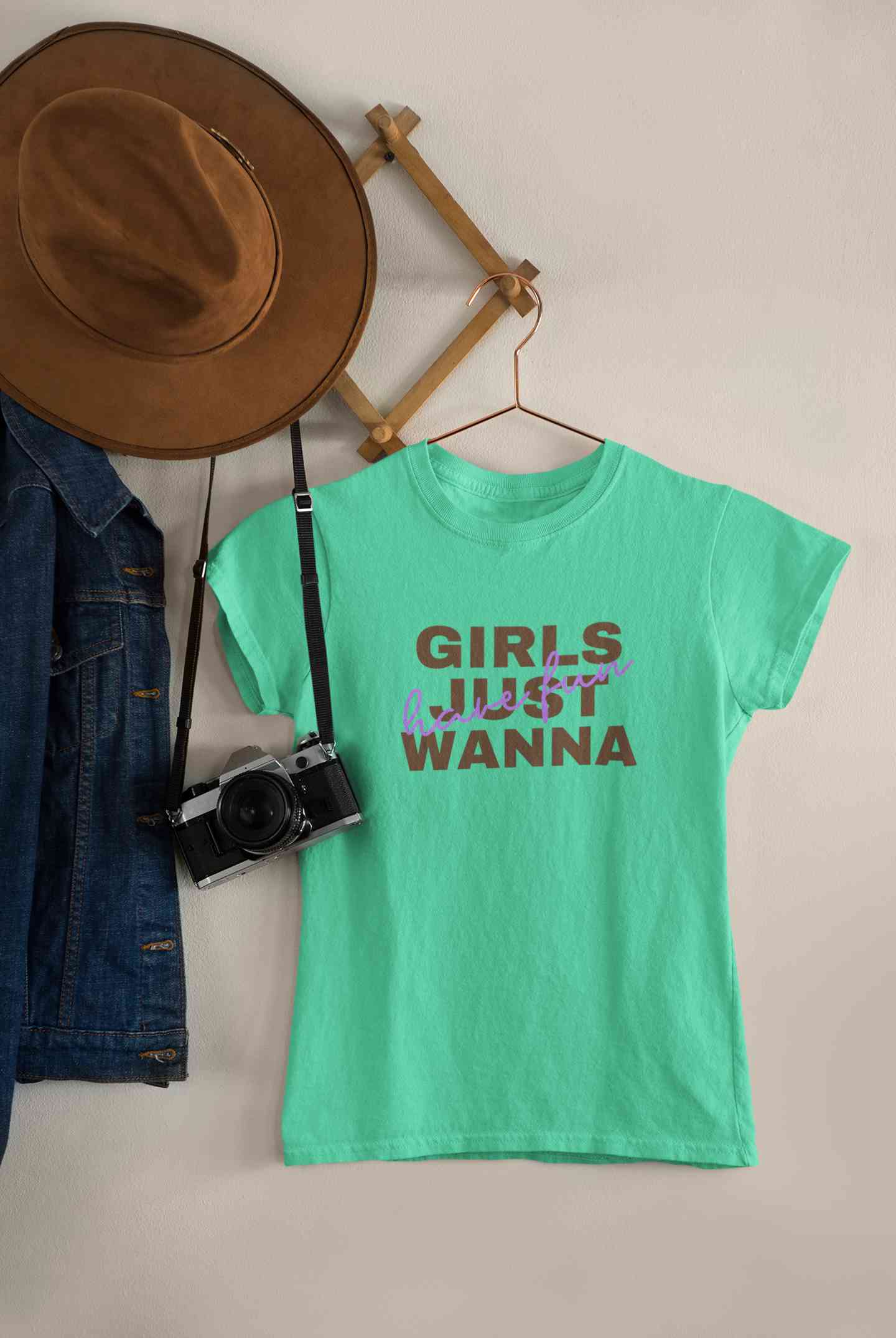 Girls Just Have Fun Typography Women Half Sleeves T-shirt- FunkyTeesClub