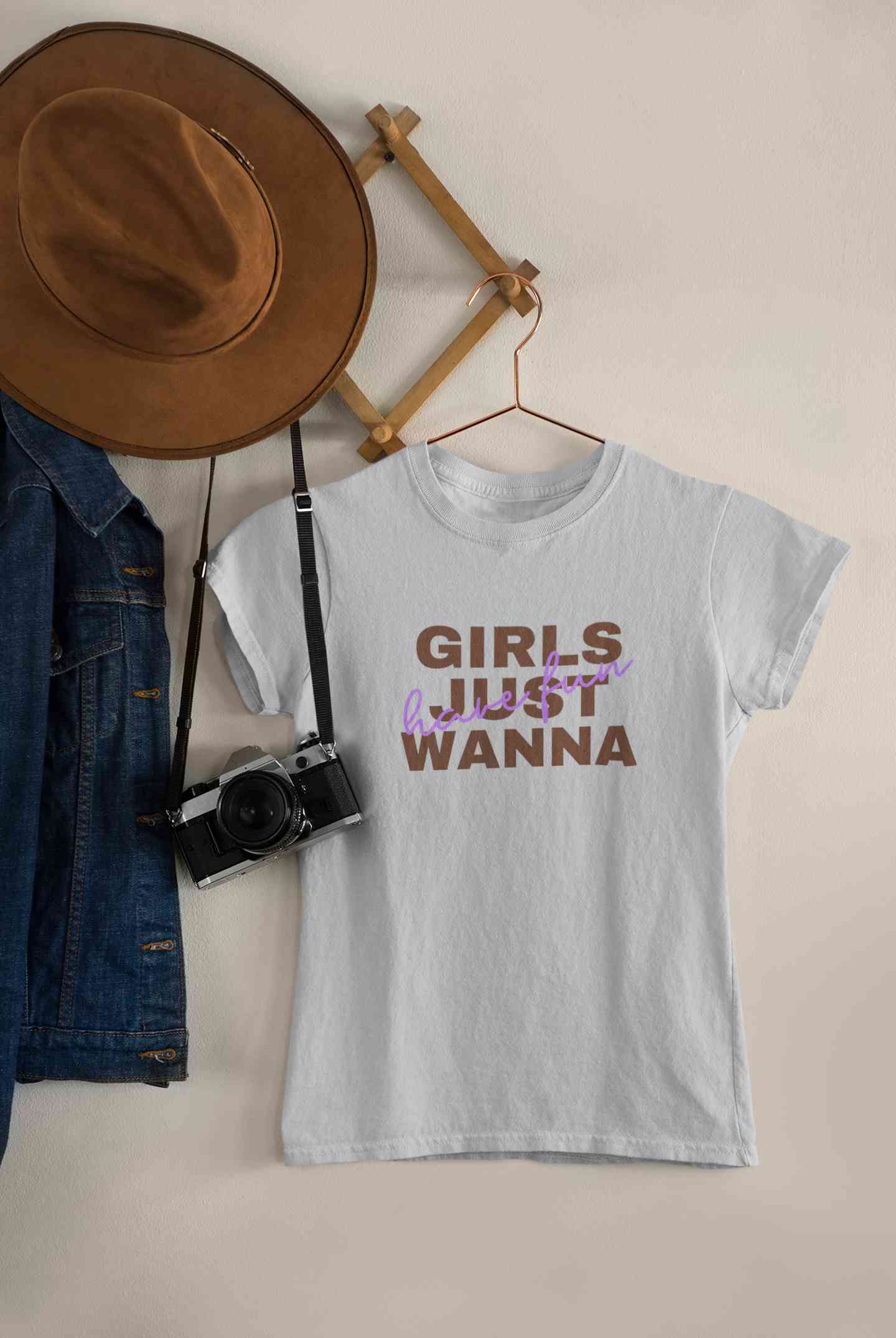 Girls Just Have Fun Typography Women Half Sleeves T-shirt- FunkyTeesClub