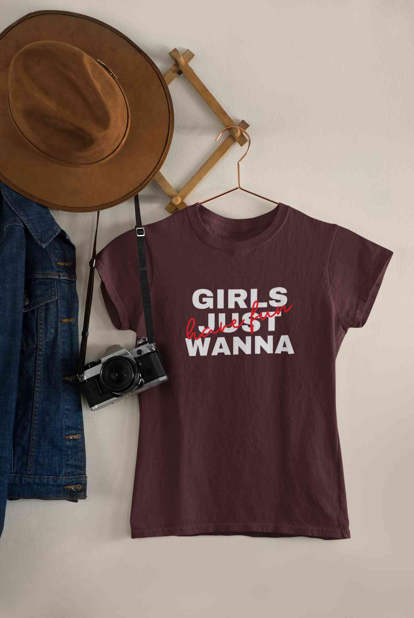 Girls Just Have Fun Typography Women Half Sleeves T-shirt- FunkyTeesClub