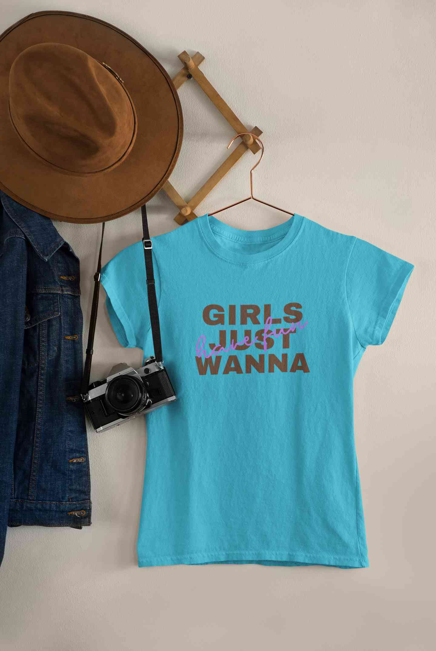 Girls Just Have Fun Typography Women Half Sleeves T-shirt- FunkyTeesClub