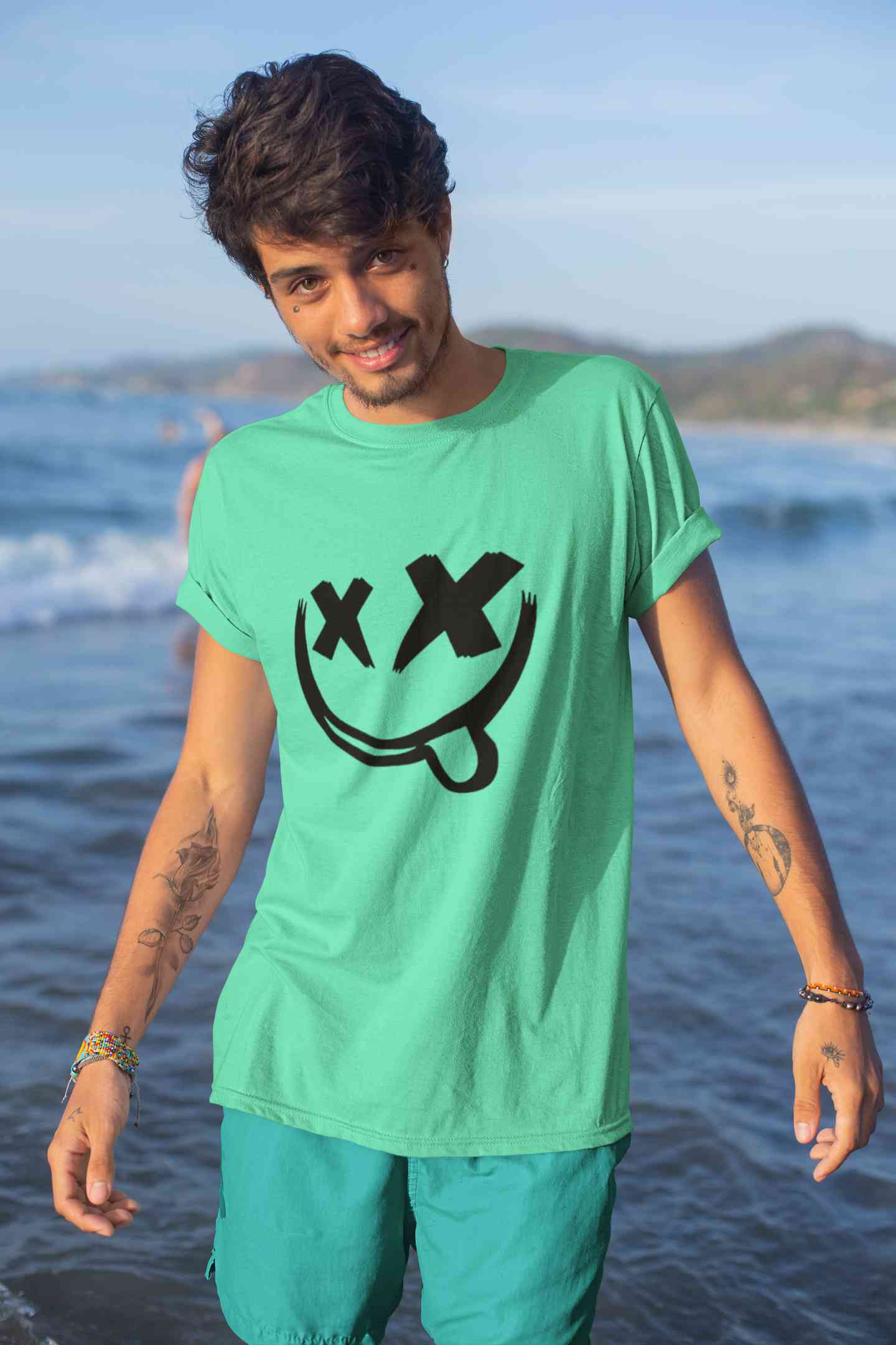 Cartoon Graphic Mens Half Sleeves T-shirt- FunkyTeesClub