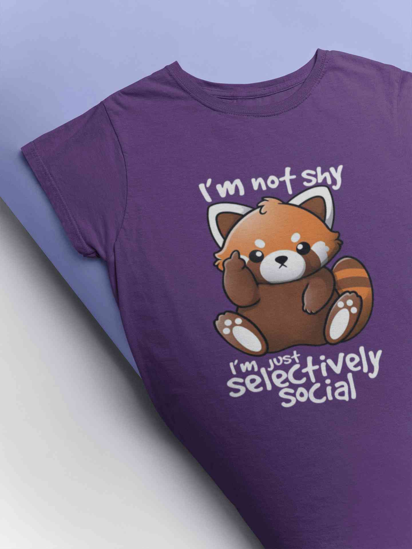 Selectively Social Graphic Typography Mens Half Sleeves T-shirt- FunkyTeesClub