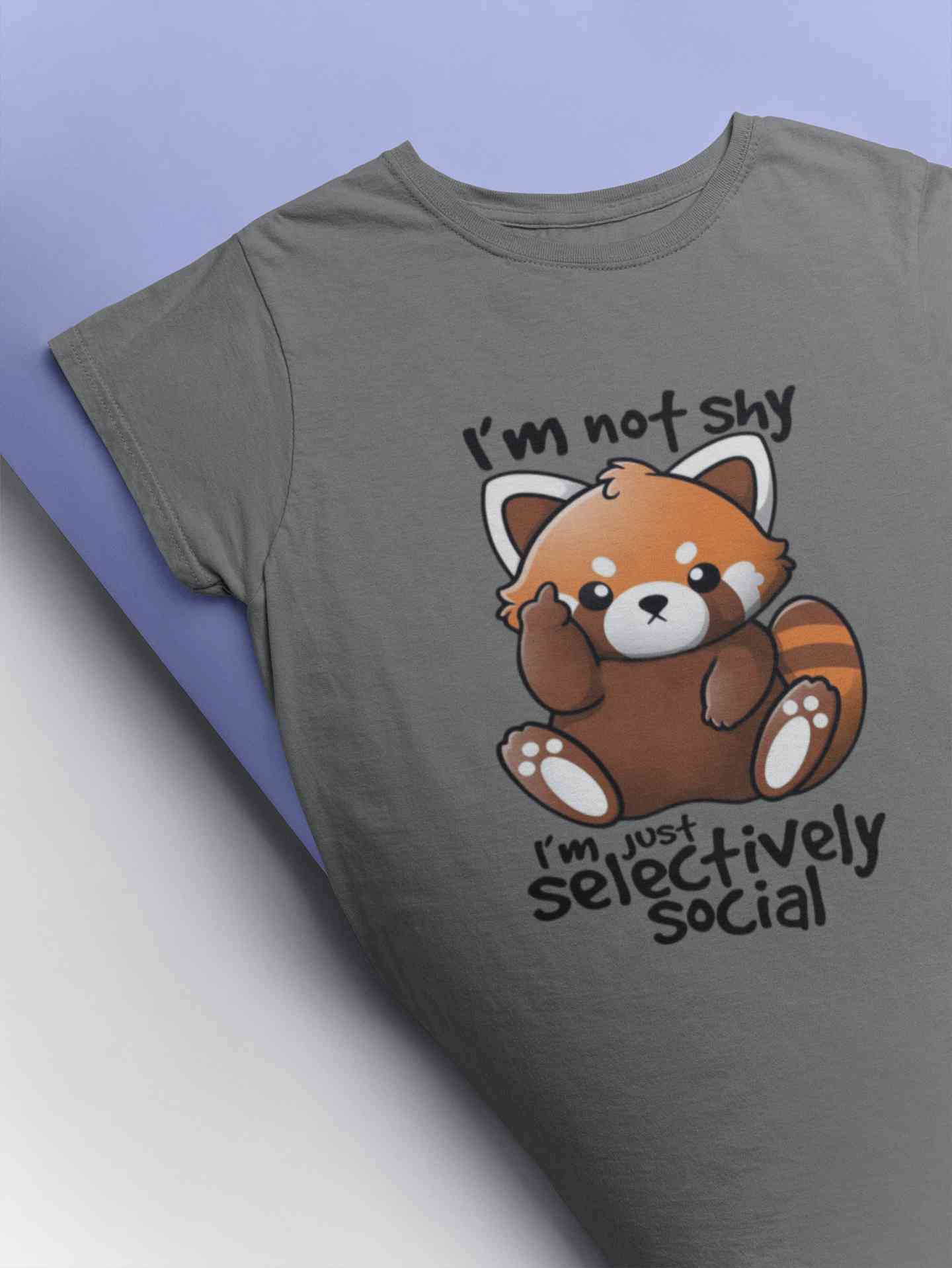 Selectively Social Graphic Typography Mens Half Sleeves T-shirt- FunkyTeesClub