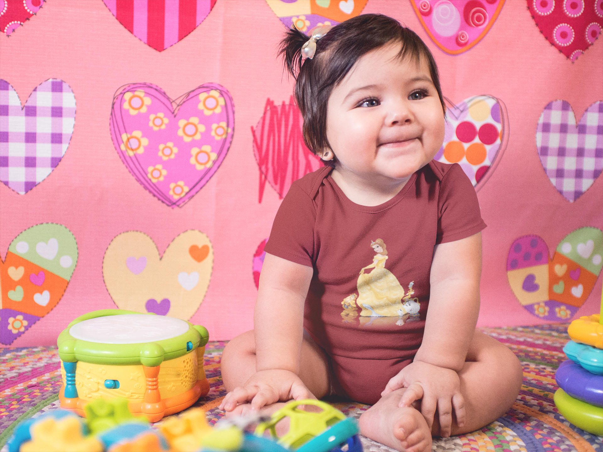 Princess Cartoon Rompers for Baby Girl- FunkyTeesClub