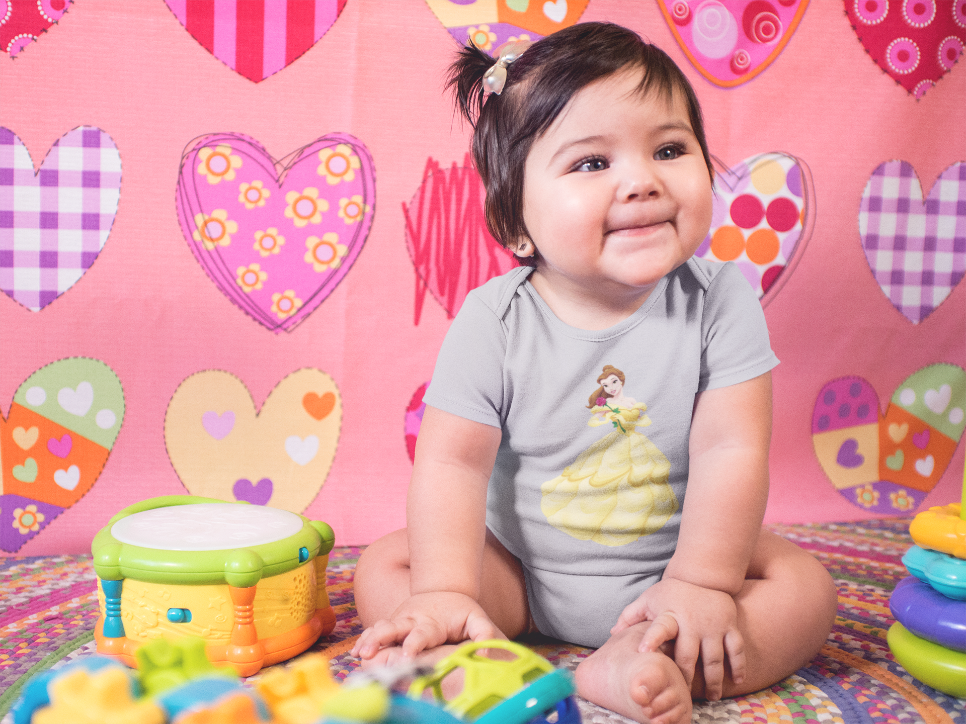 Princess Cartoon Rompers for Baby Girl- FunkyTeesClub