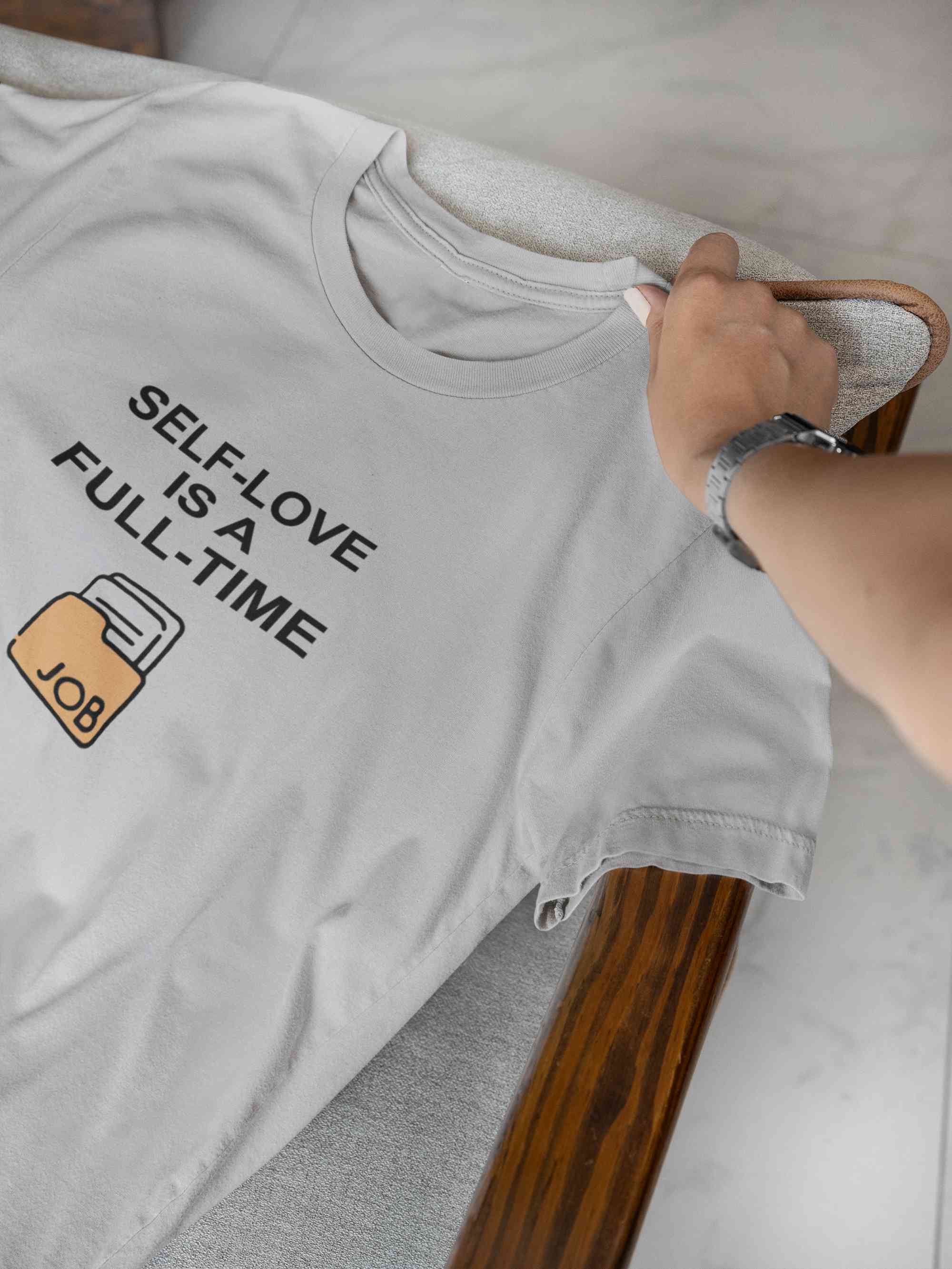 Self Love Women Half Sleeves T-shirt- FunkyTeesClub