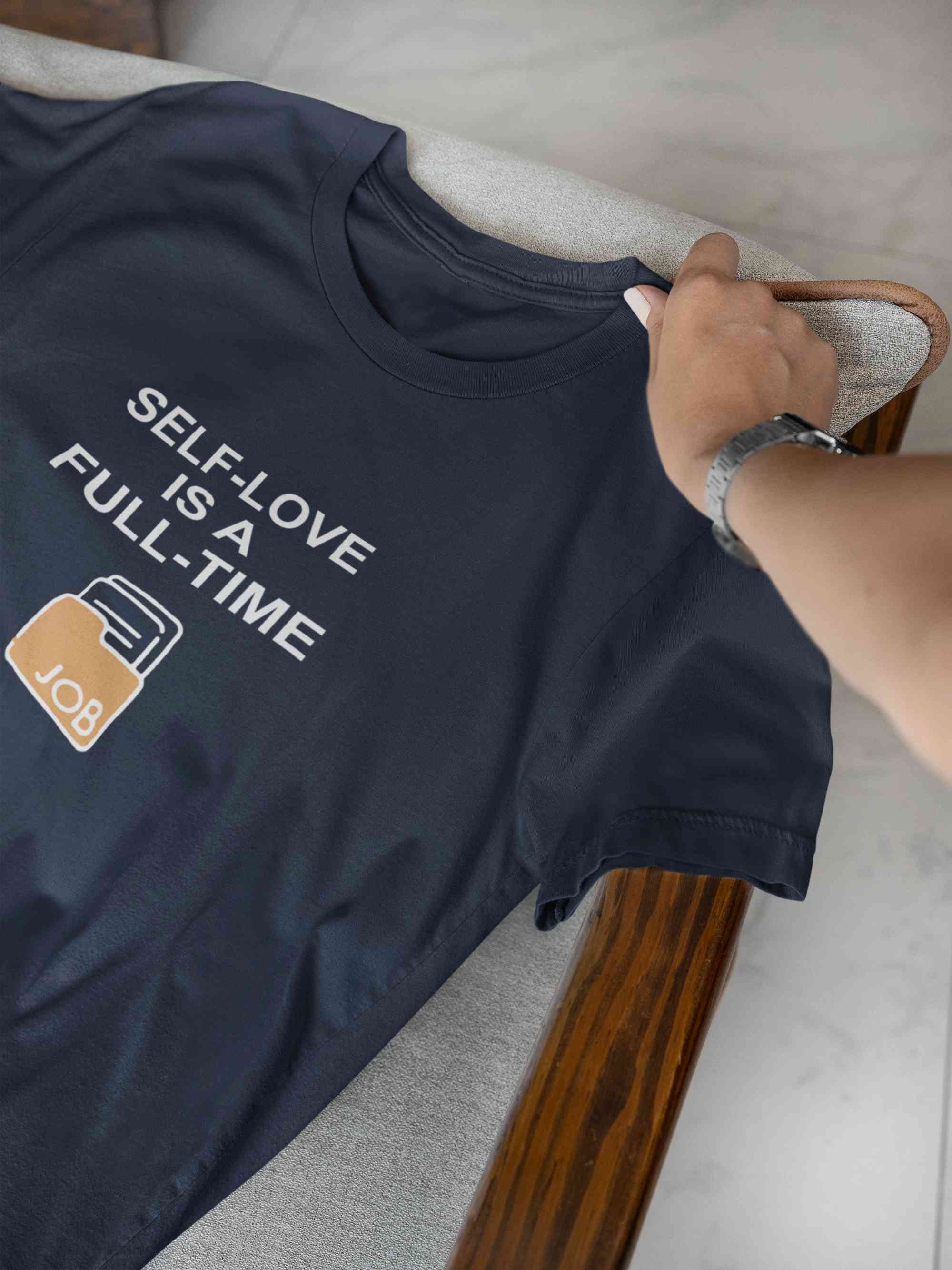 Self Love Mens Half Sleeves T-shirt- FunkyTeesClub