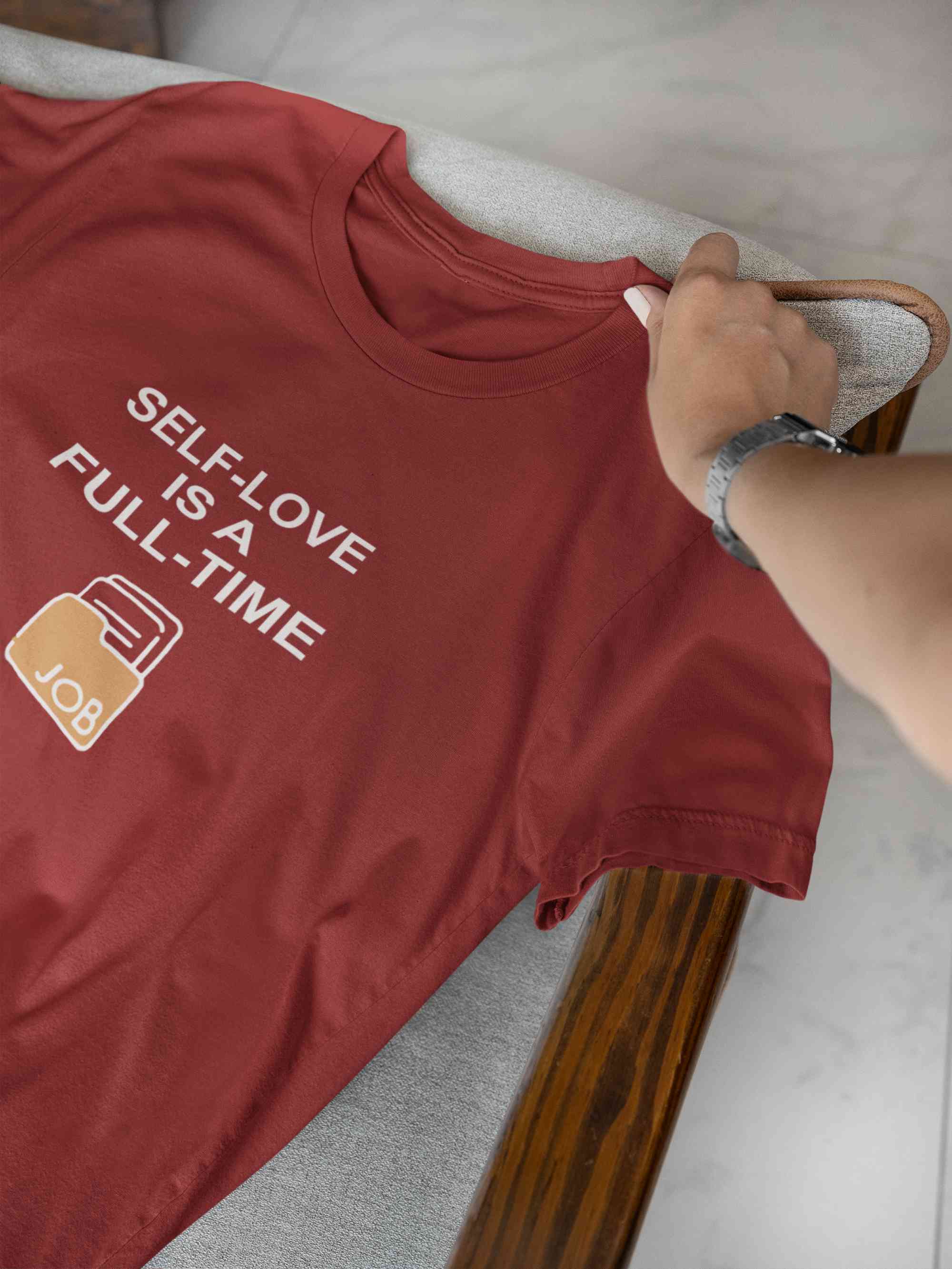 Self Love Women Half Sleeves T-shirt- FunkyTeesClub