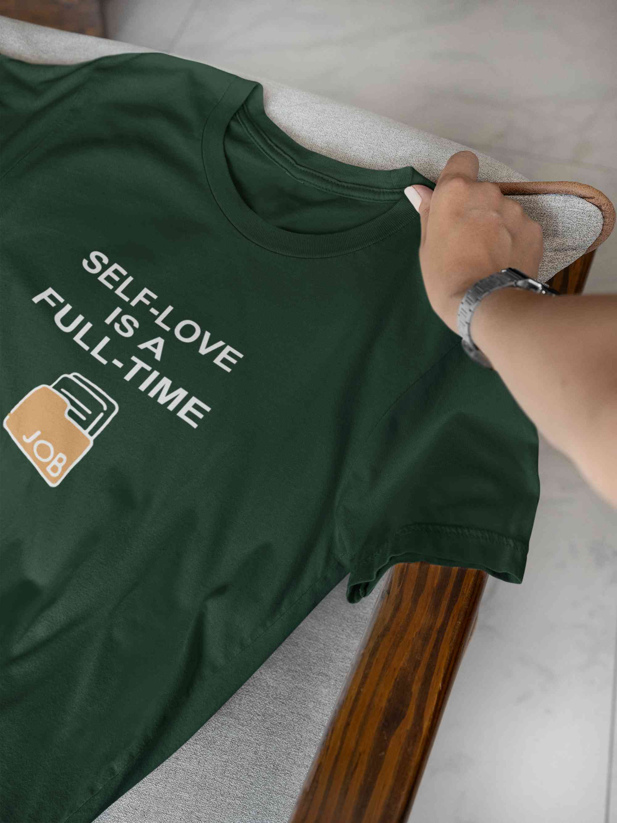 Self Love Mens Half Sleeves T-shirt- FunkyTeesClub