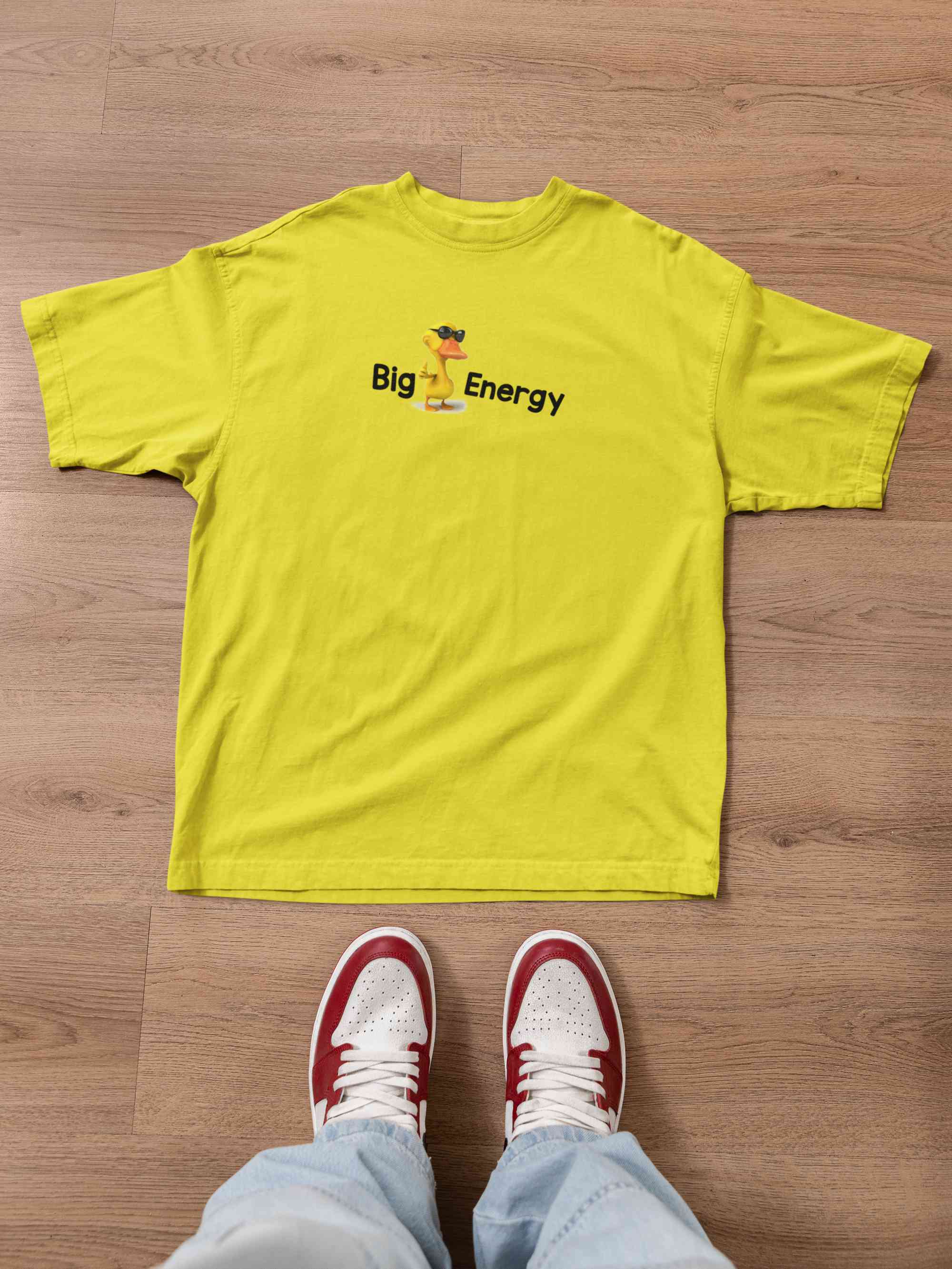 Big Duck Energy Mens Half Sleeves T-shirt- FunkyTeesClub
