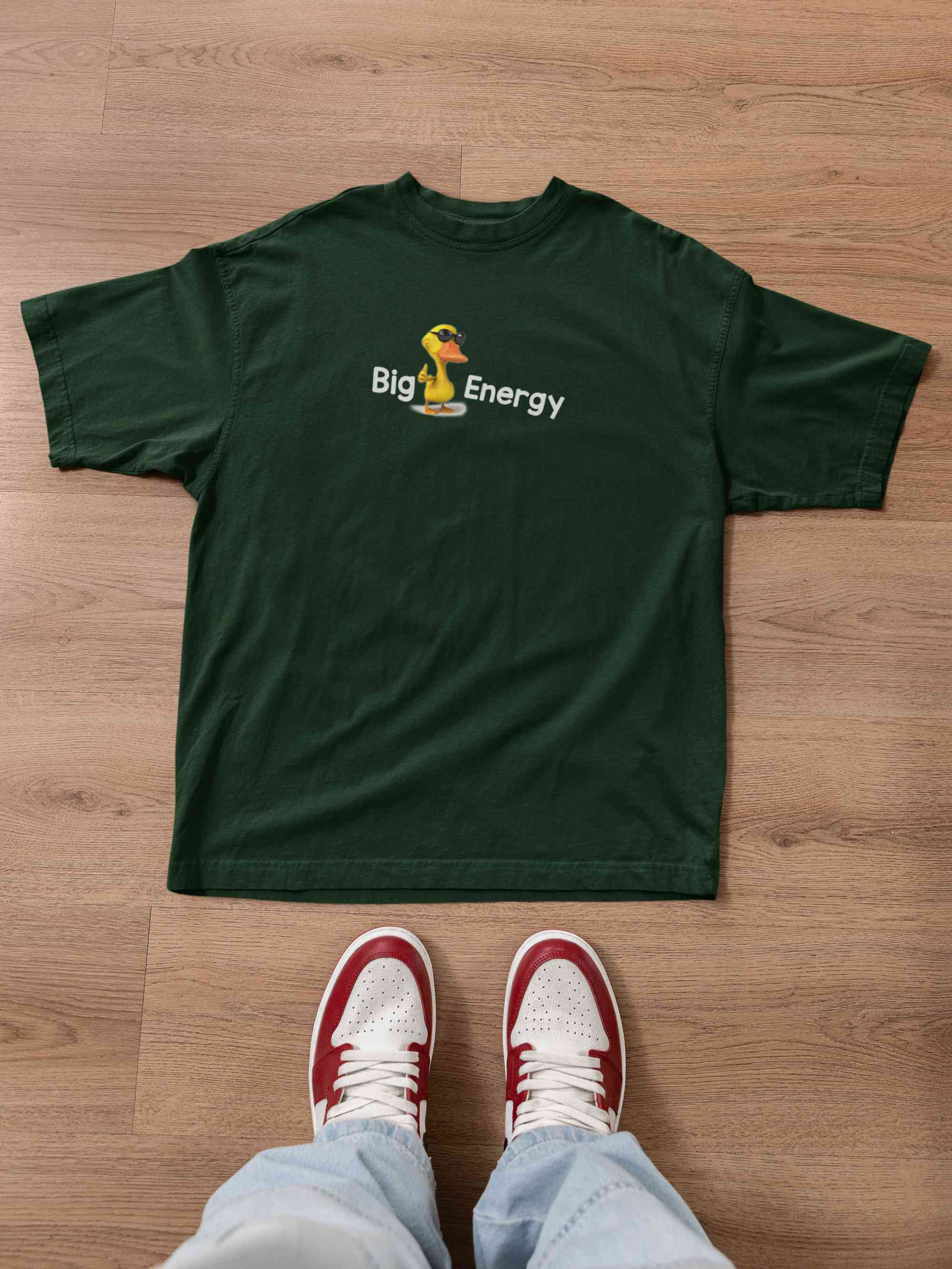 Big Duck Energy Mens Half Sleeves T-shirt- FunkyTeesClub